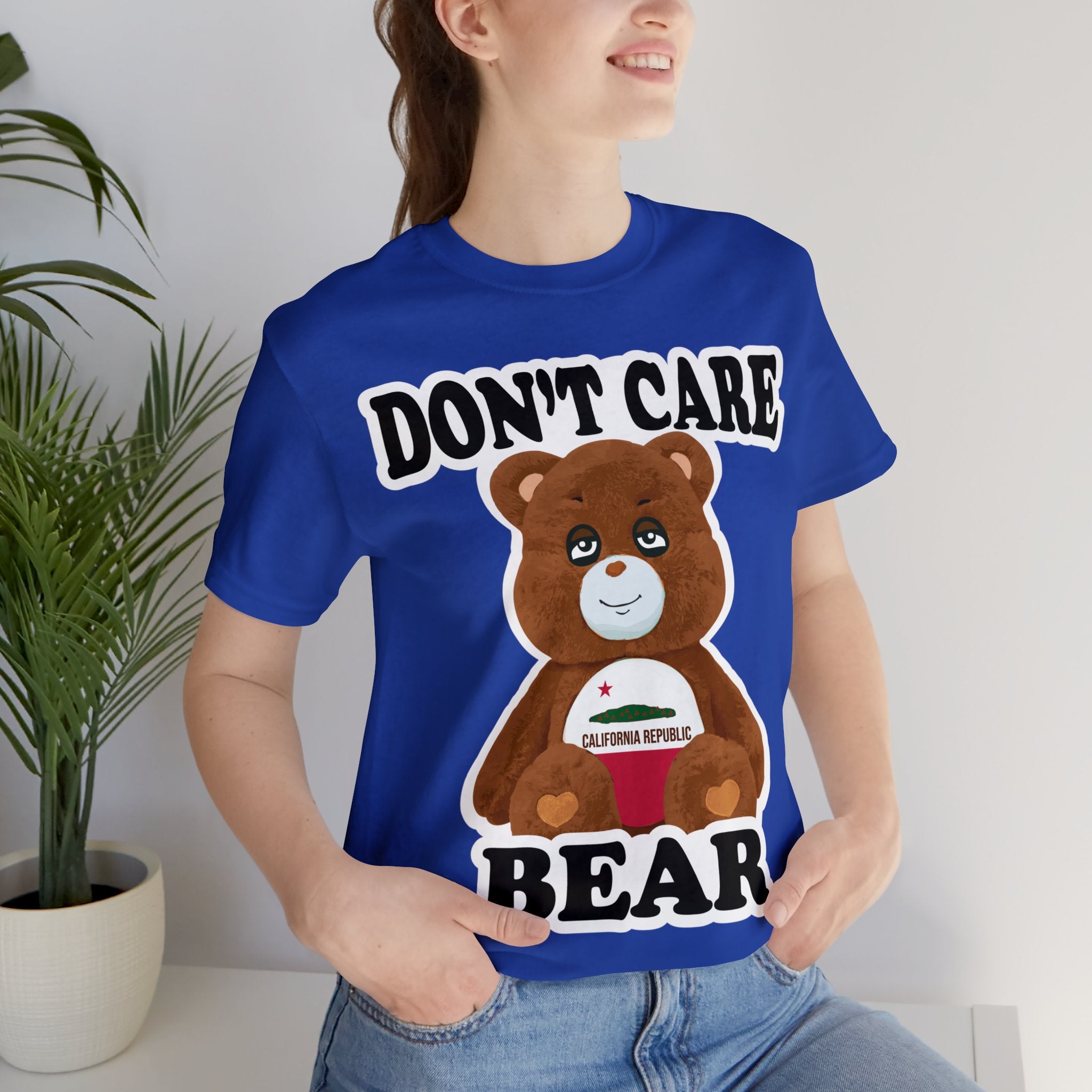 Don't Care Bear (CA) - White Outline