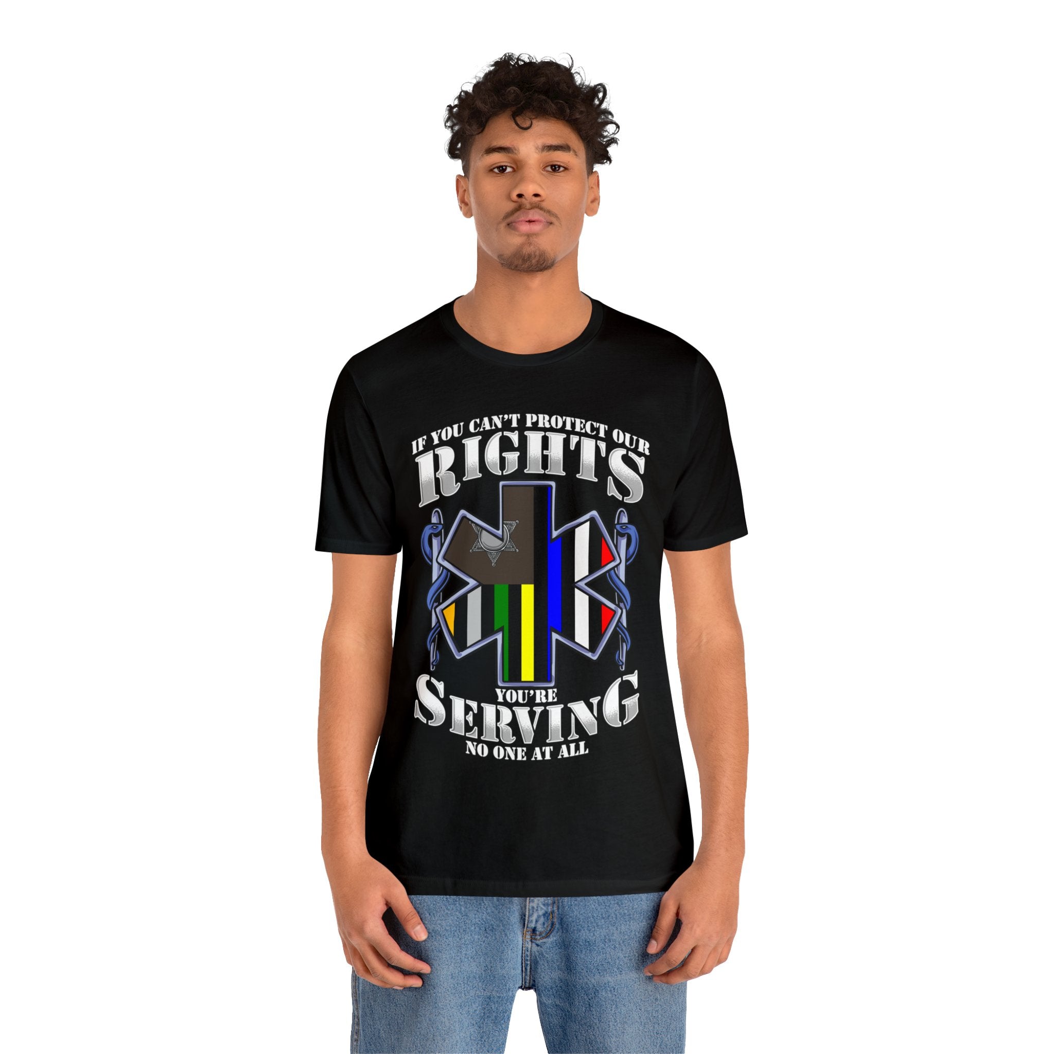 Thin EMS Line Tee - Rights/Serving