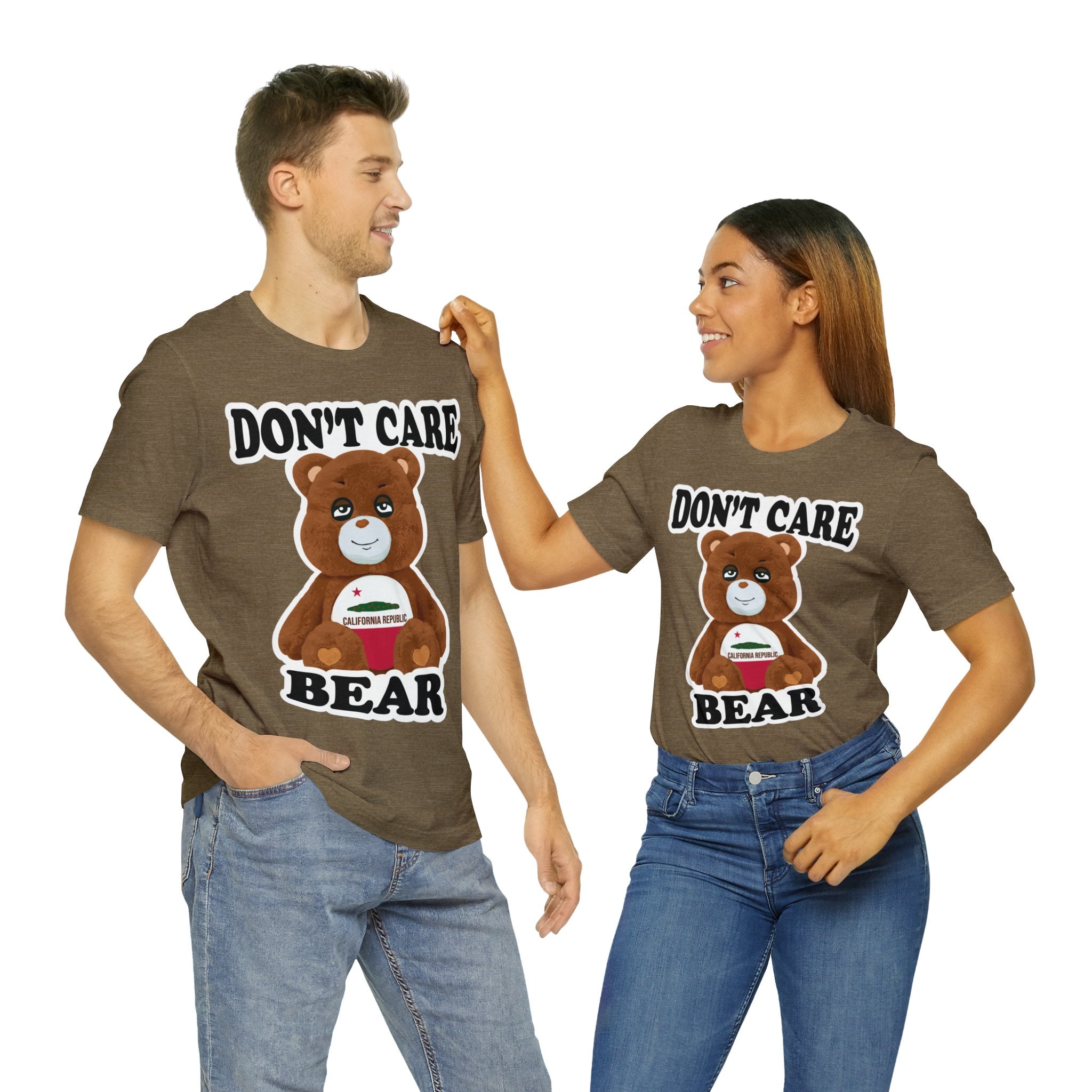 Don't Care Bear (CA) - White Outline