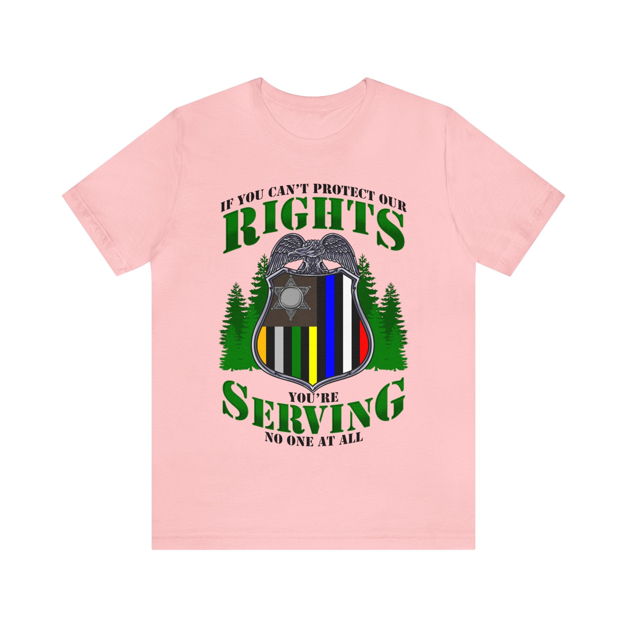 Thin Federal Line Tee - Rights/Serving