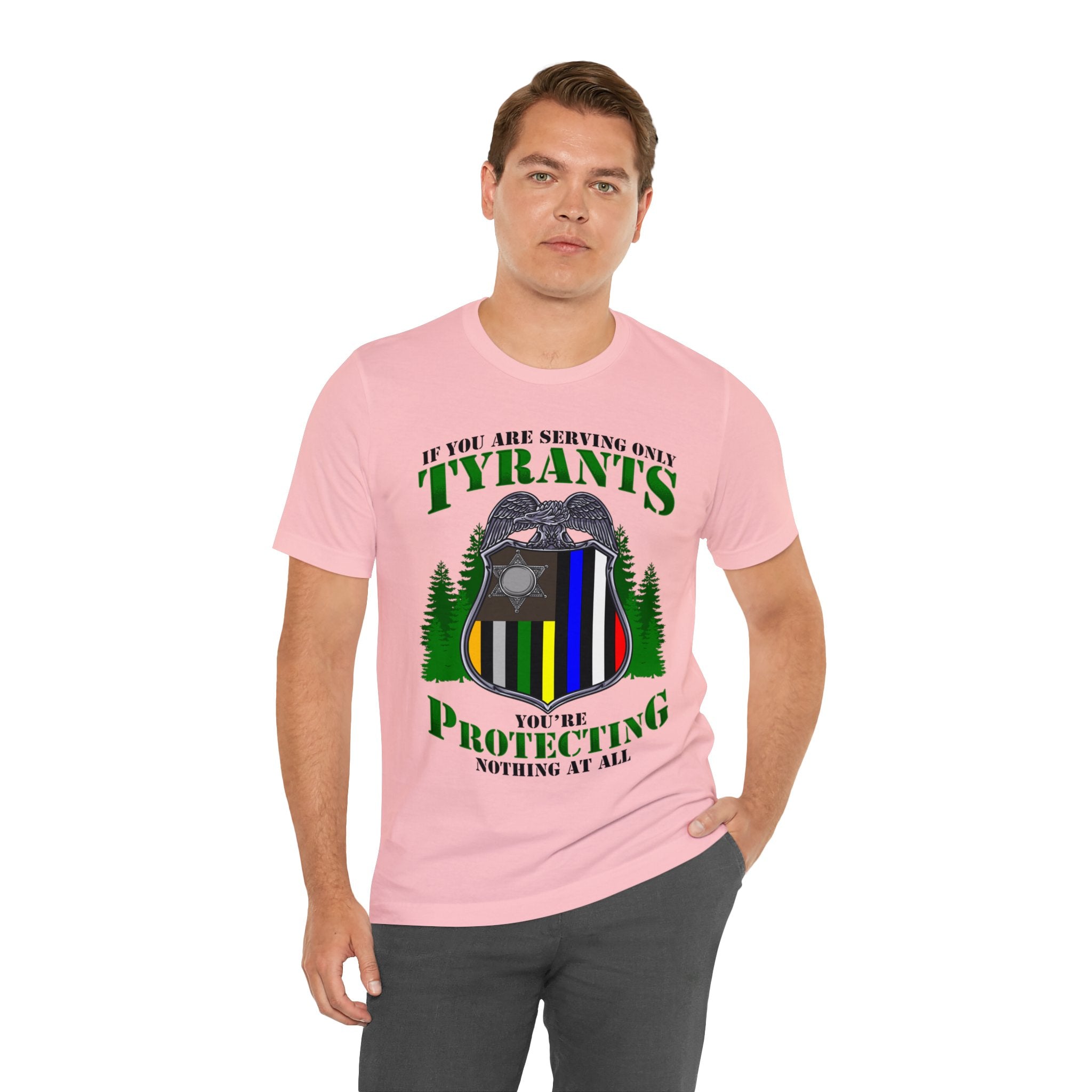 Thin Federal Line Tee - Tyrants/Protecting