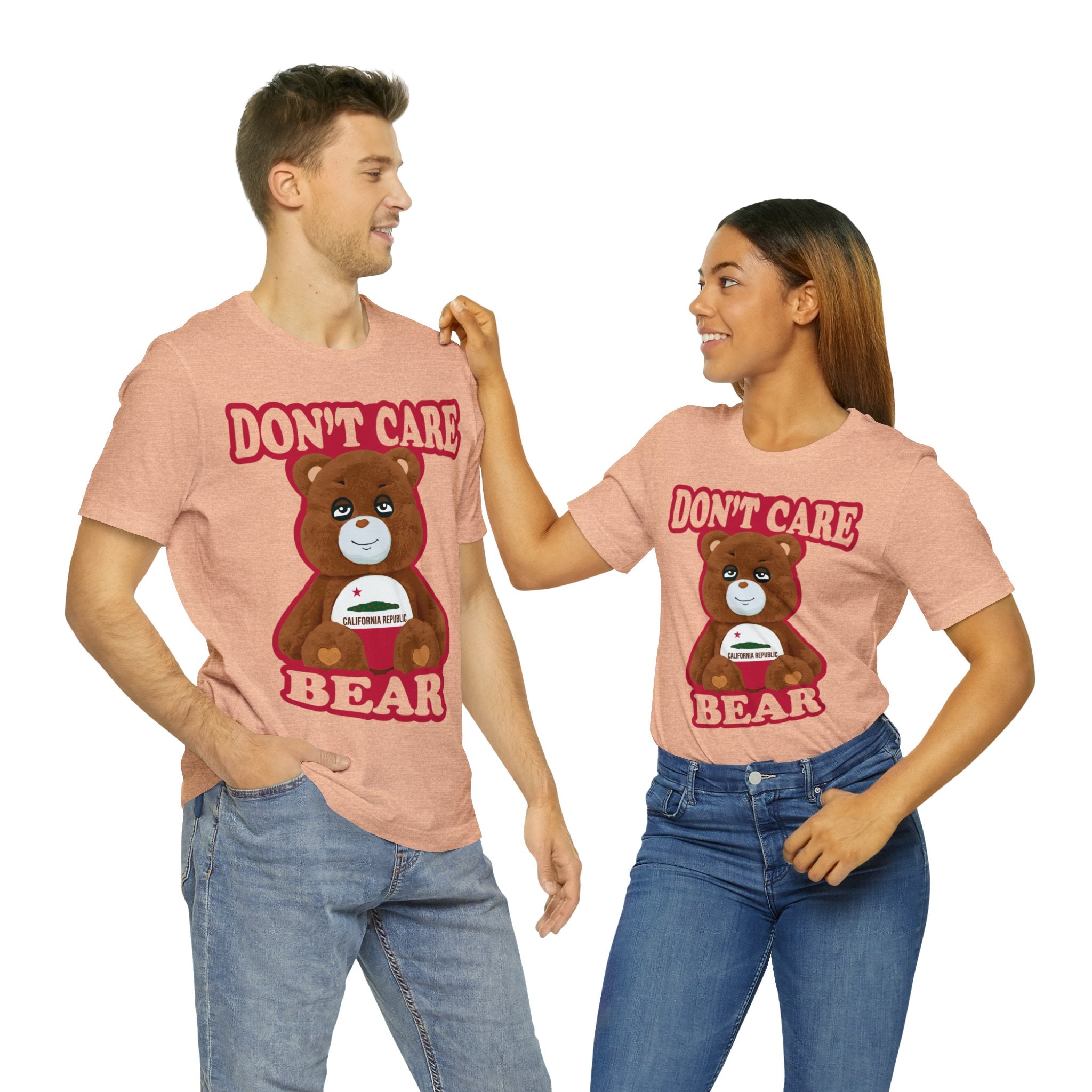 Don't Care Bear (CA) - Red Outline
