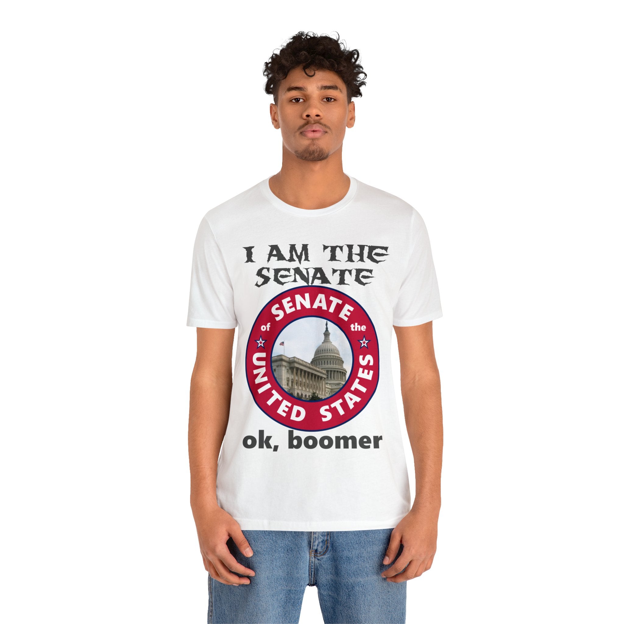 Boomer Faux Senate Seal tee