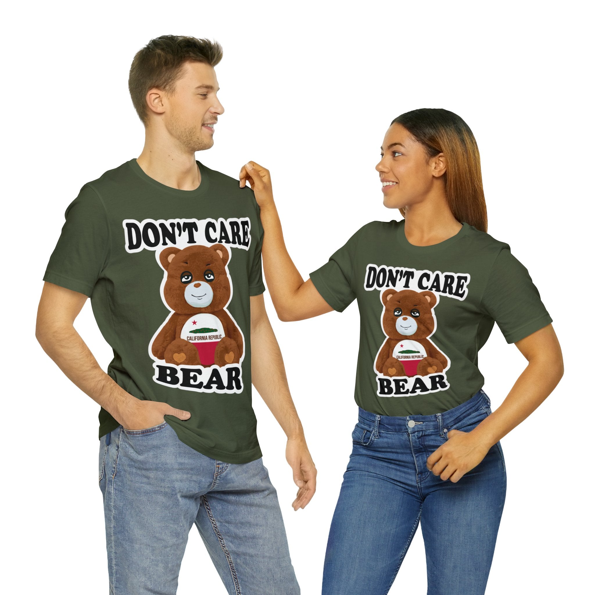 Don't Care Bear (CA) - White Outline
