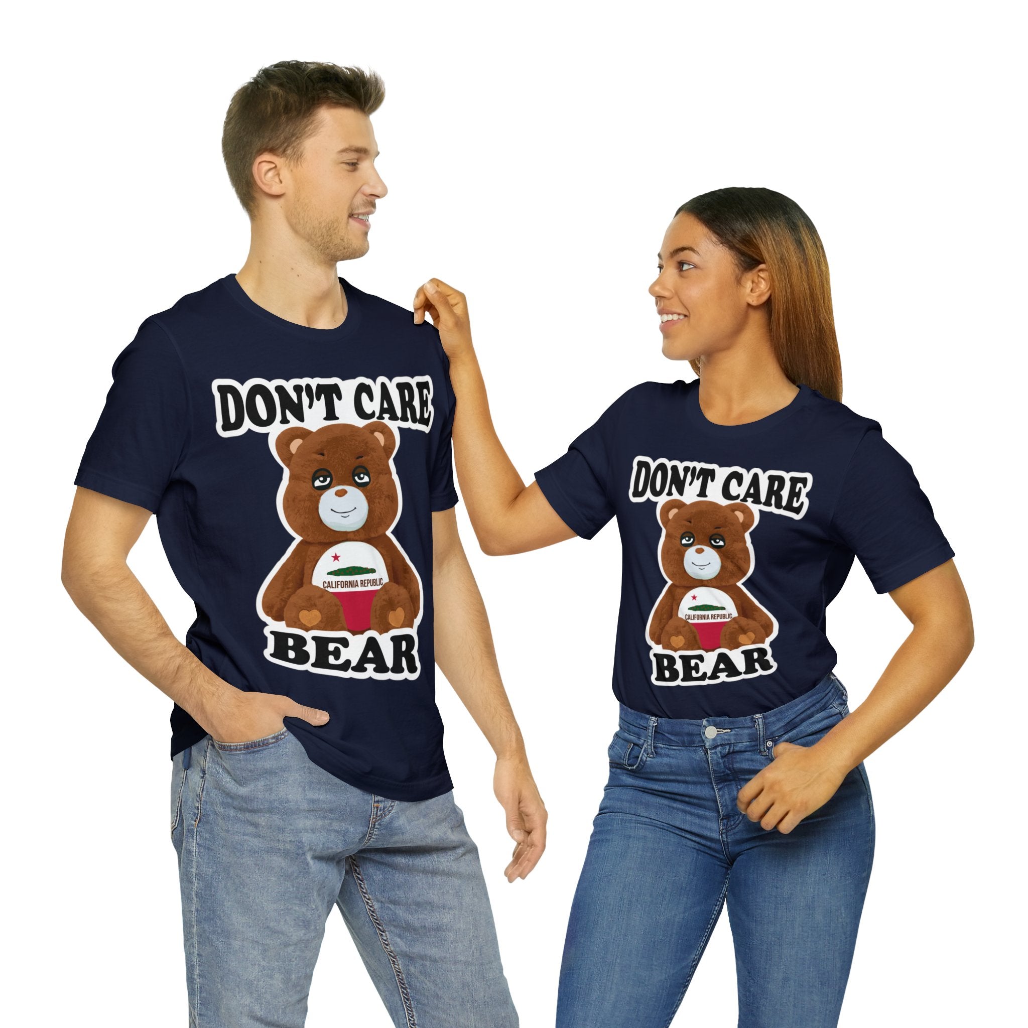 Don't Care Bear (CA) - White Outline