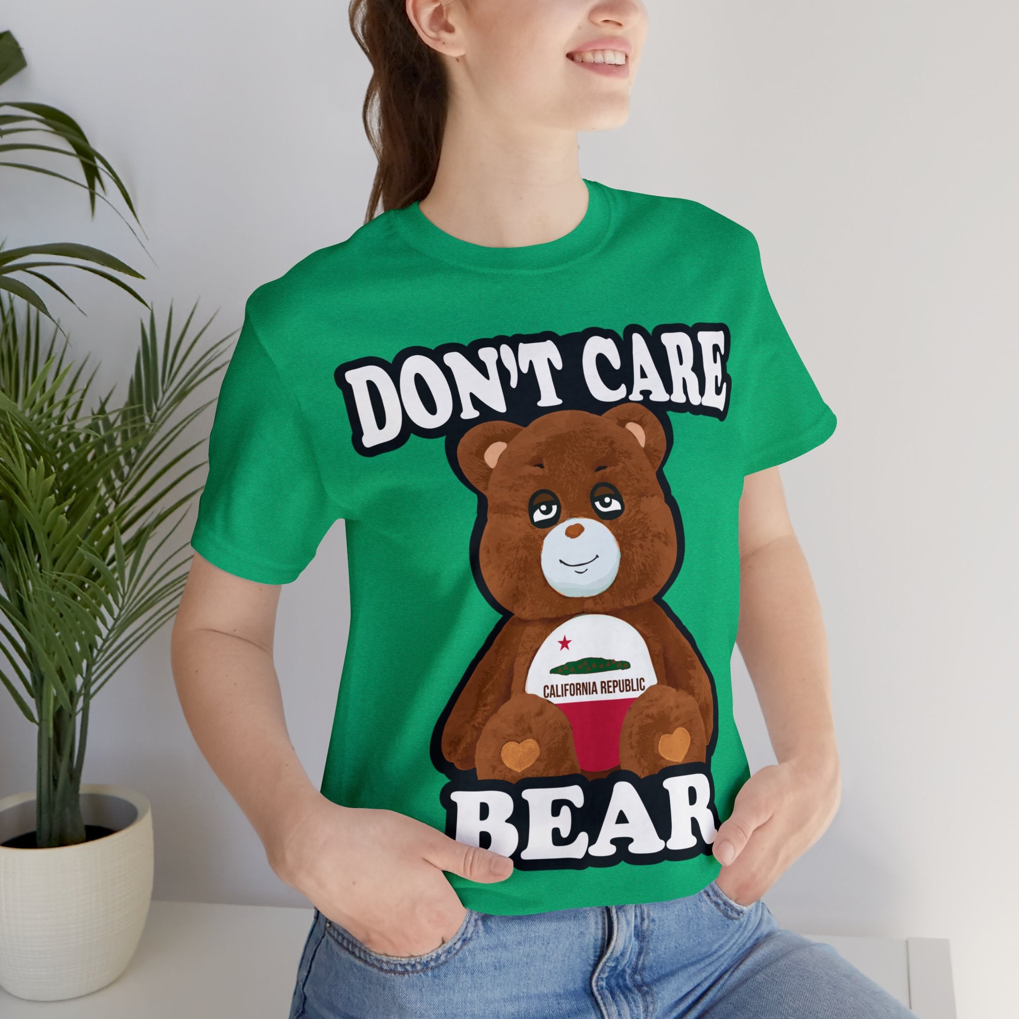 Don't Care Bear (CA) - Black Outline