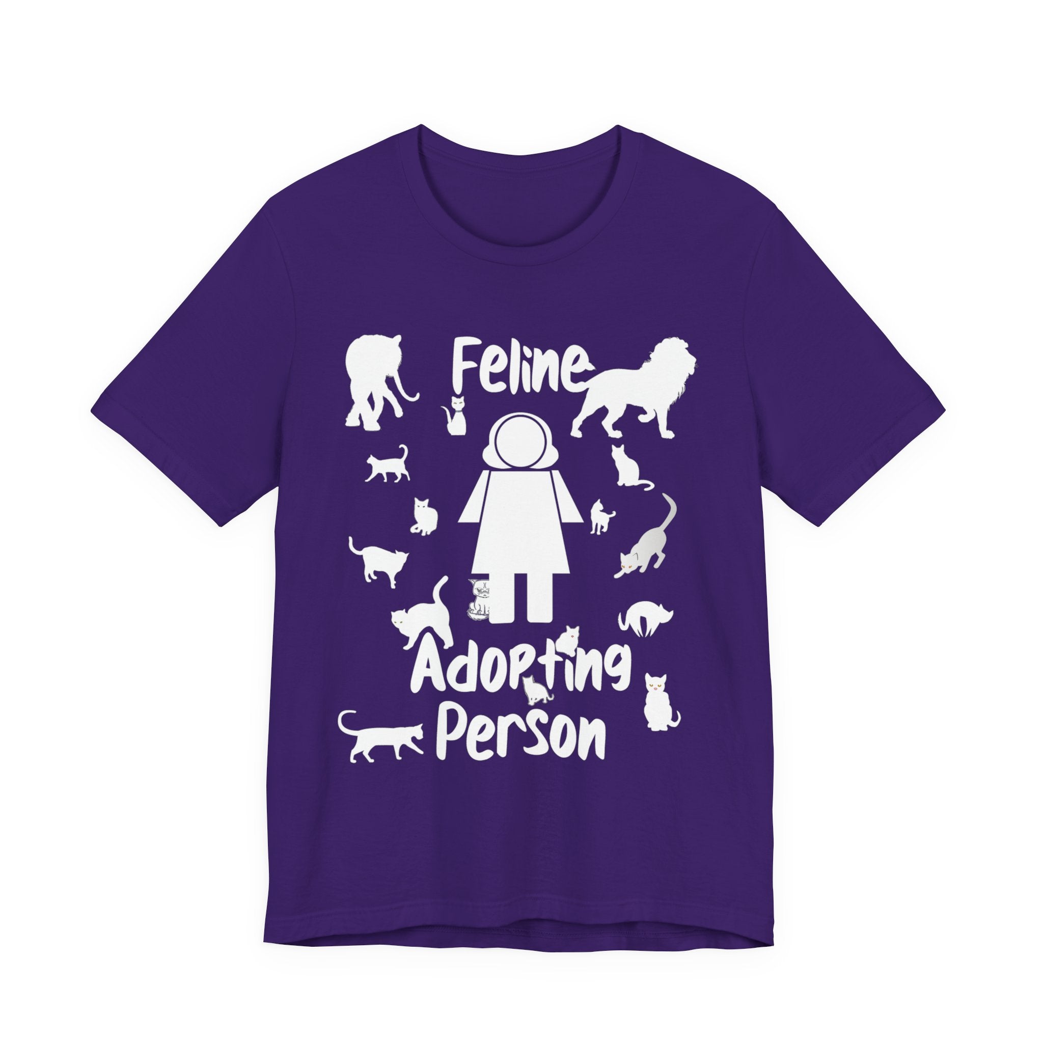 Feline Adopting Person