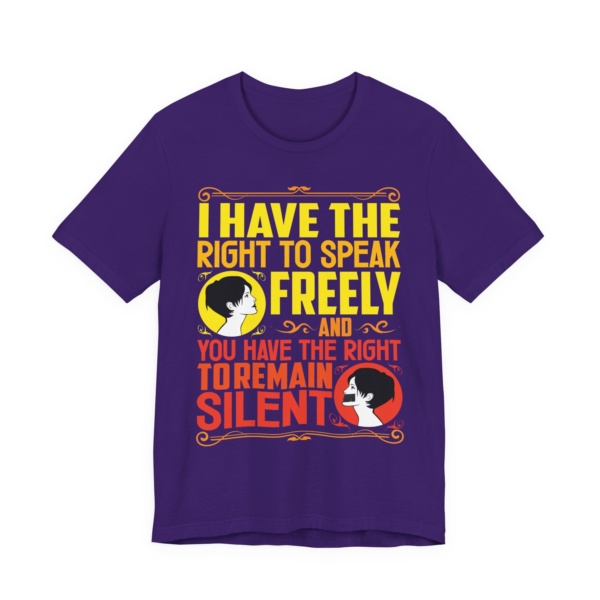 Speak Freely - Remain Silent [Adult Tee]