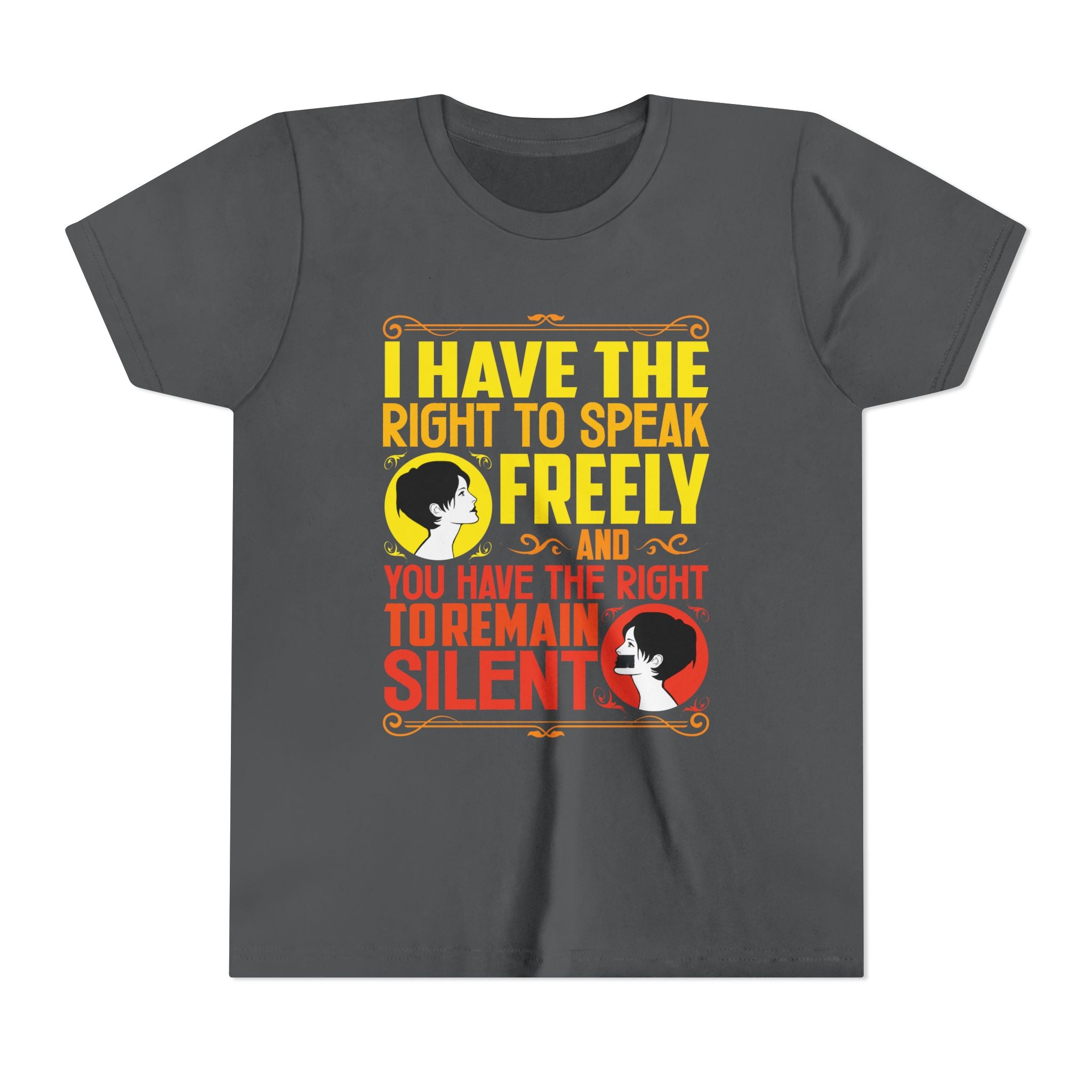Speak Freely - Remain Silent [Youth Tee]
