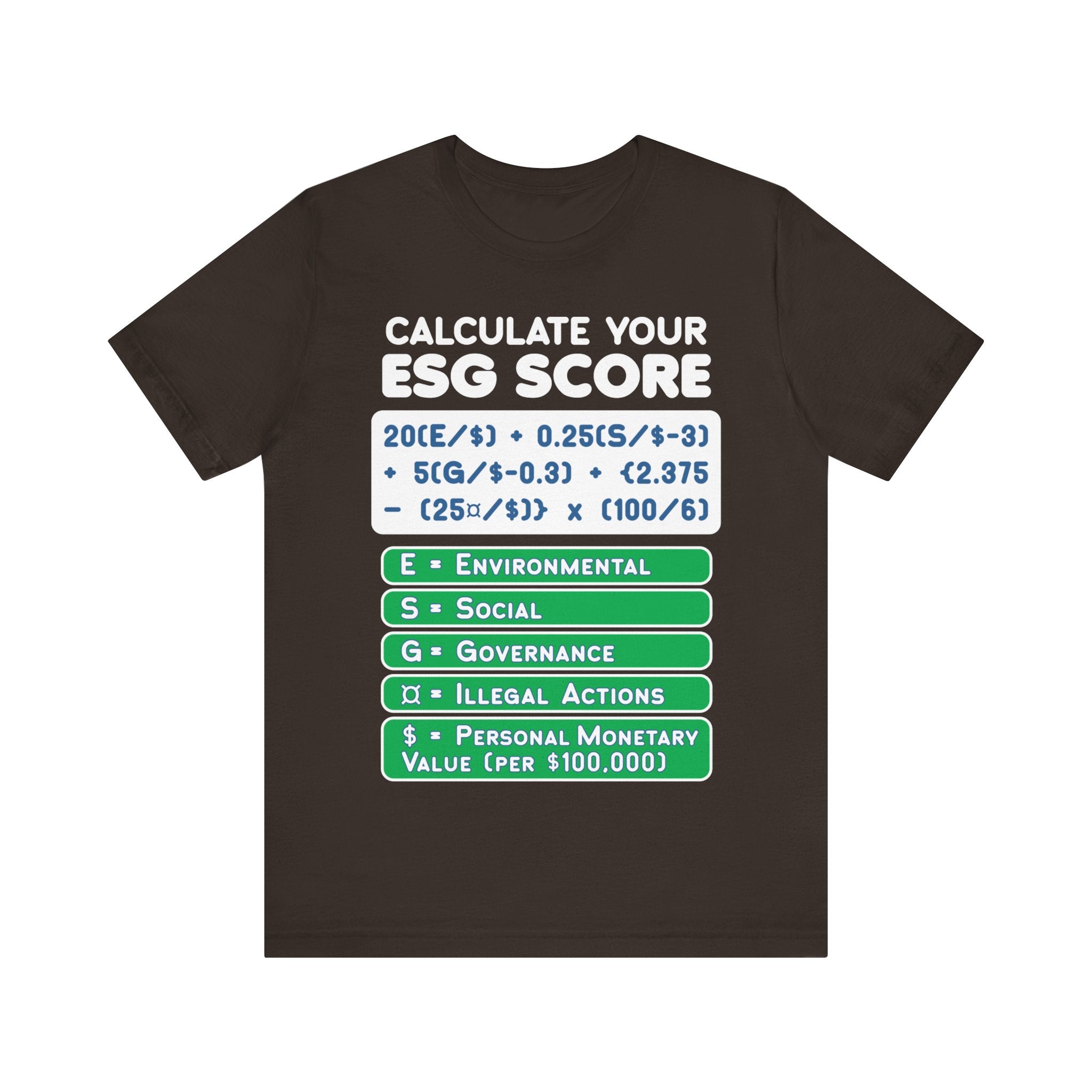 Calculate Your ESG Score - Dark