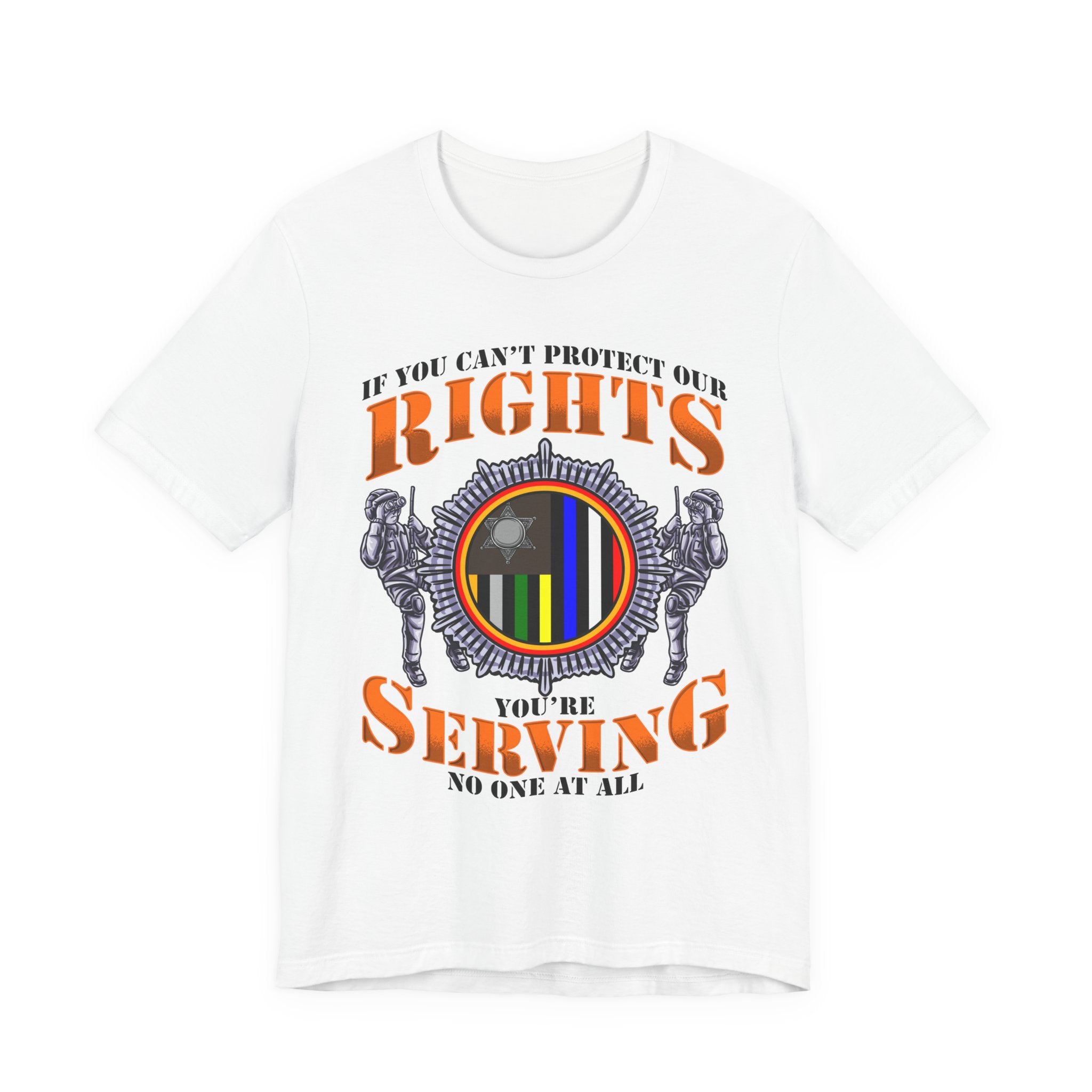 Thin Search & Rescue Line Tee - Rights/Serving