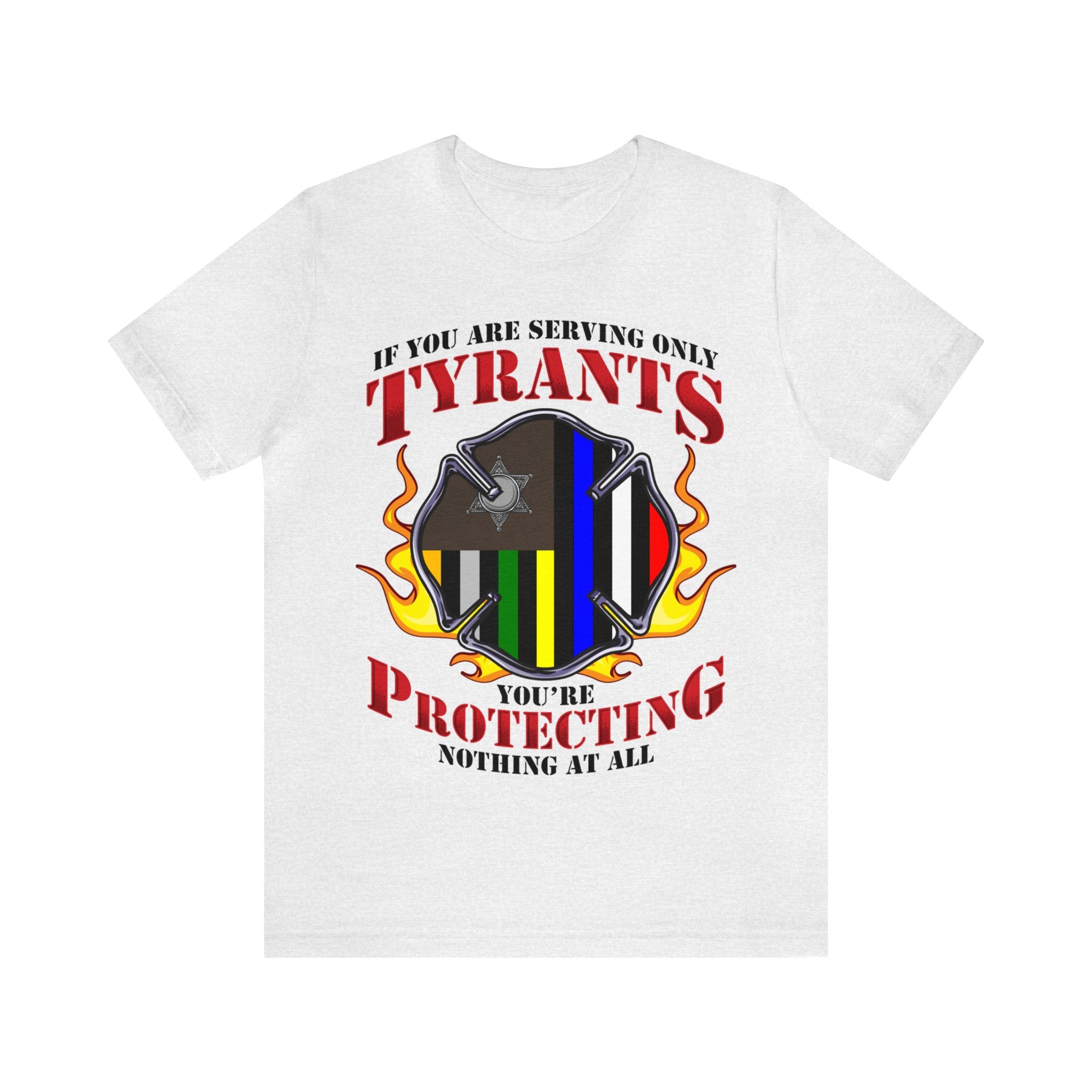 Thin Firefighter Line Tee - Tyrants/Protecting