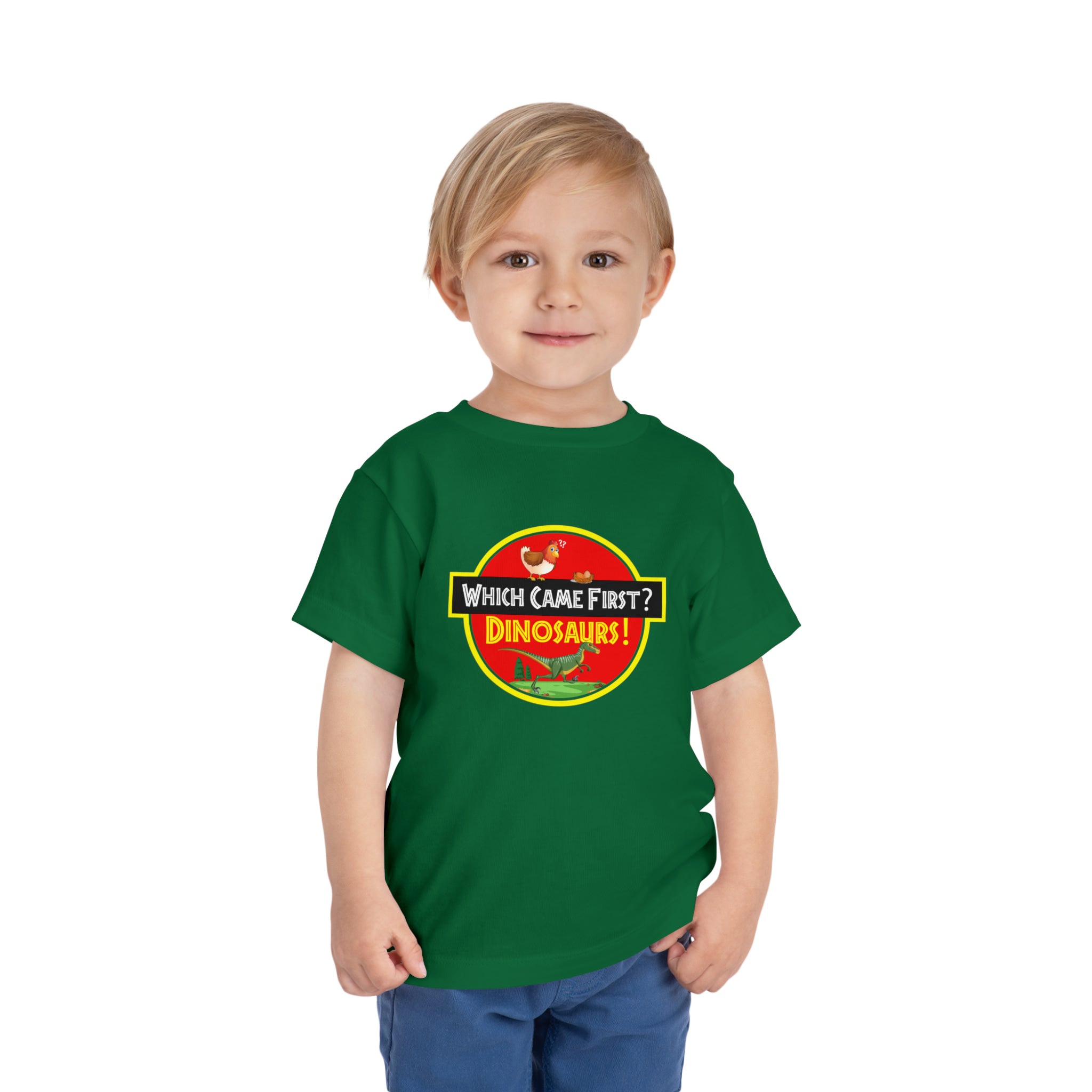 Which Came First - Dinosaurs [Toddler Tee]