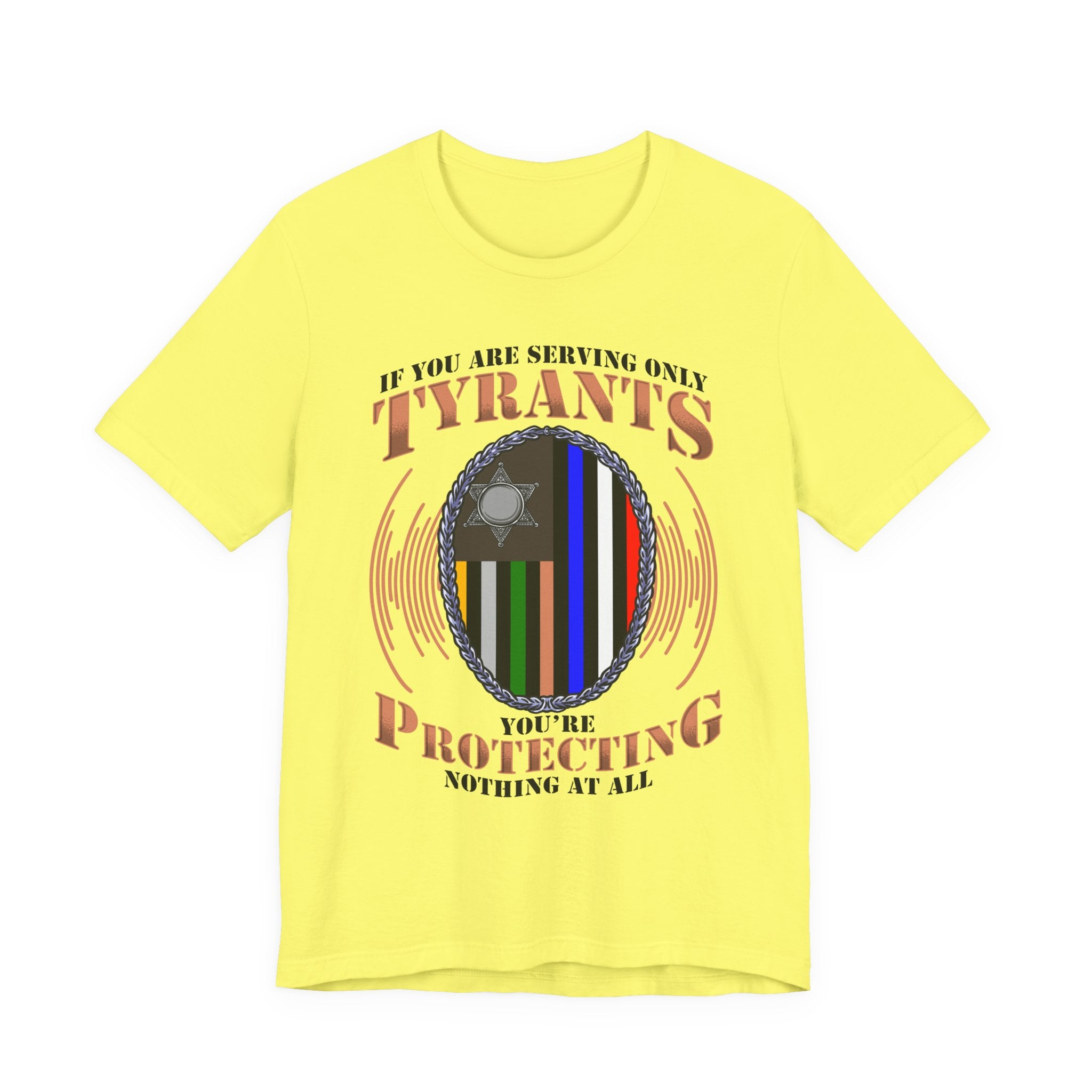 Thin Communications Line Tee - Tyrants/Protecting