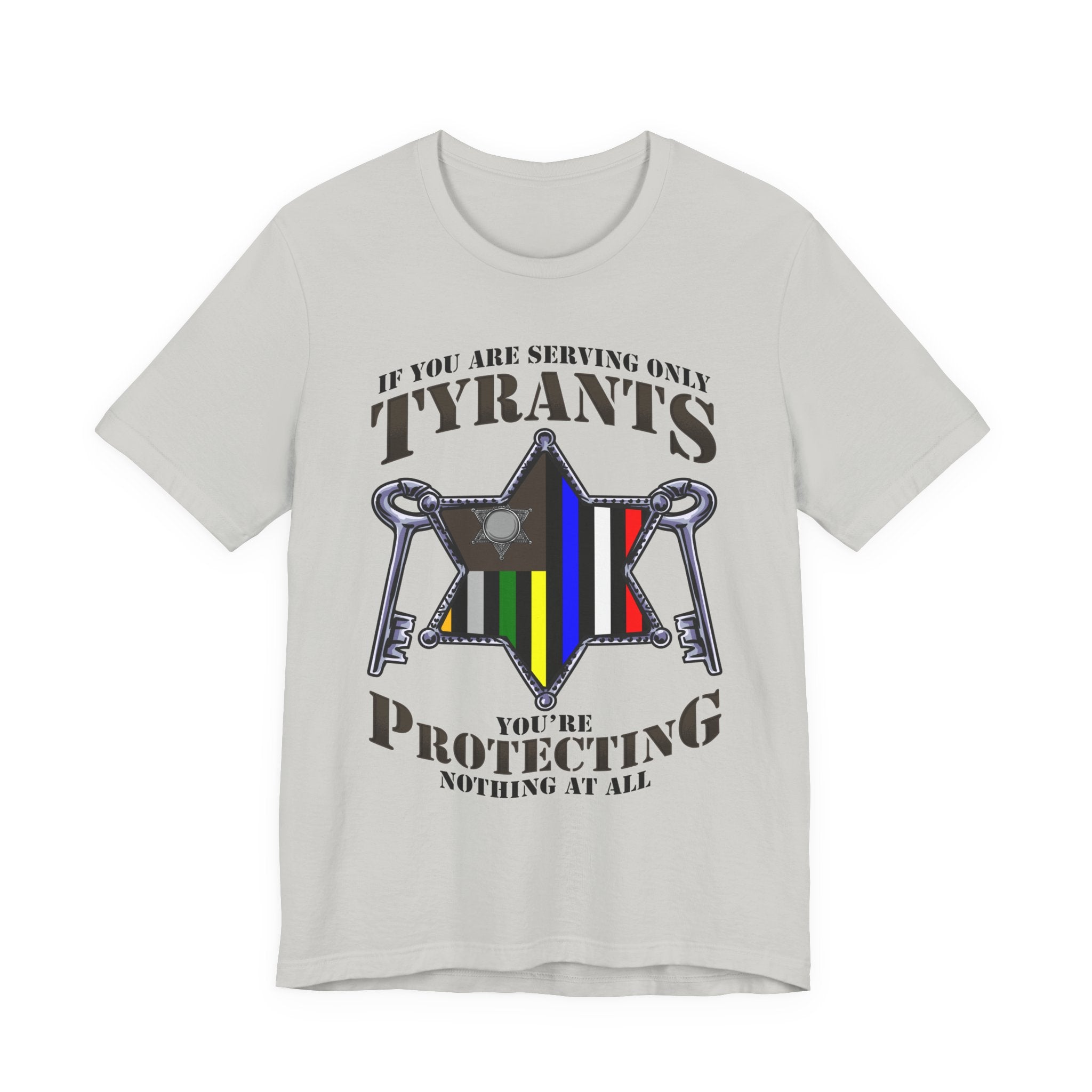 Thin Sheriff or Corrections Line Tee - Tyrants/Protecting