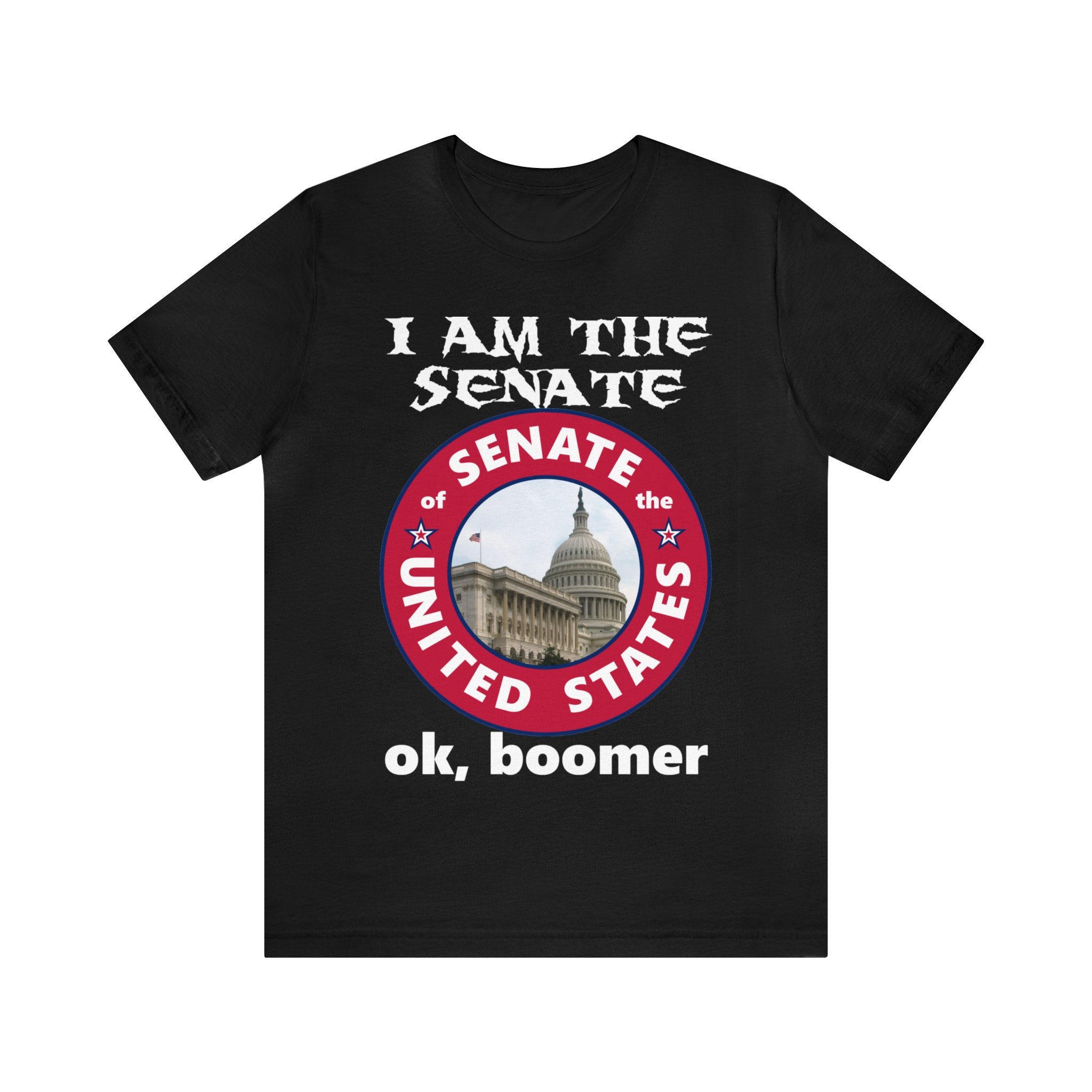 Boomer Faux Senate Seal tee