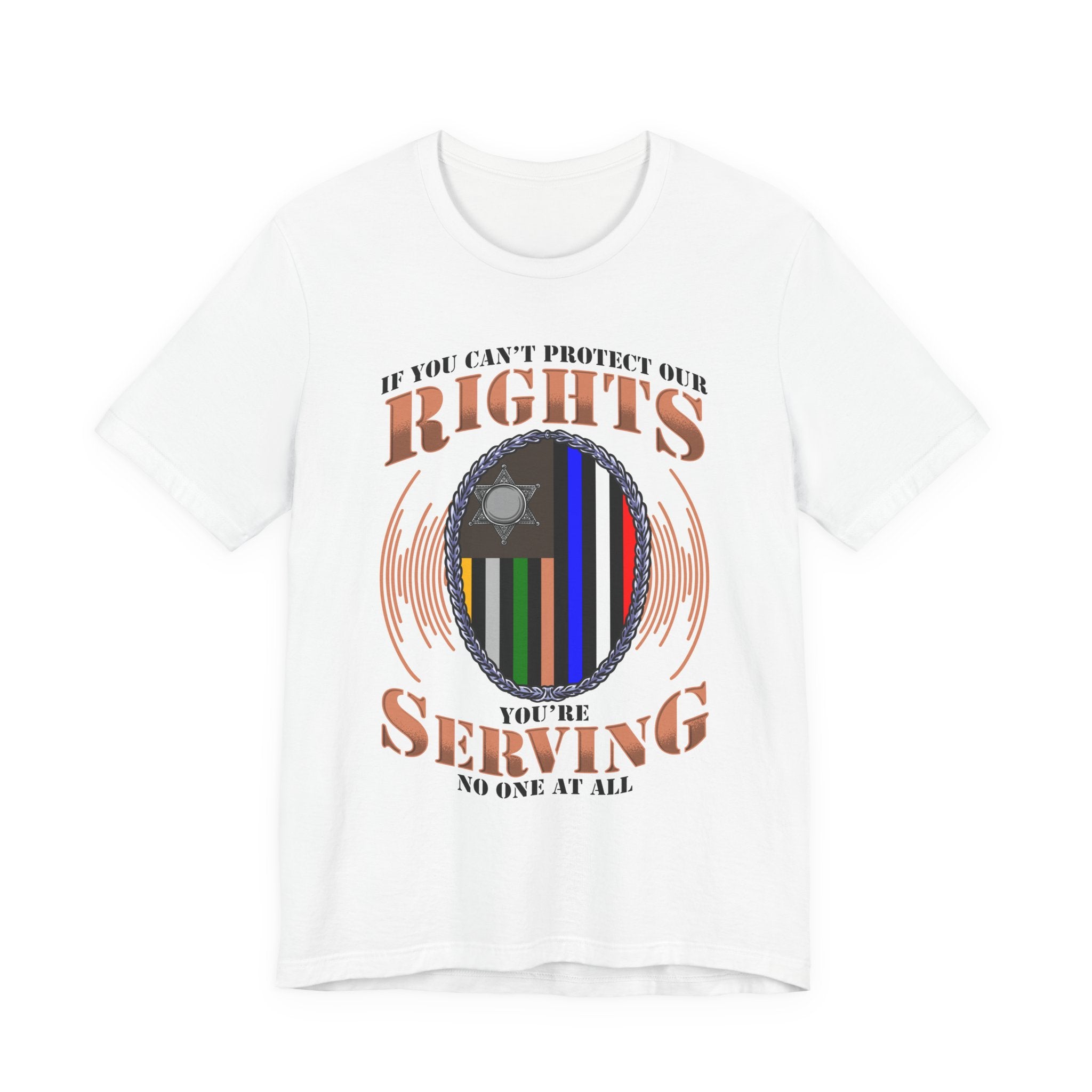 Thin Communications Line Tee - Rights/Serving