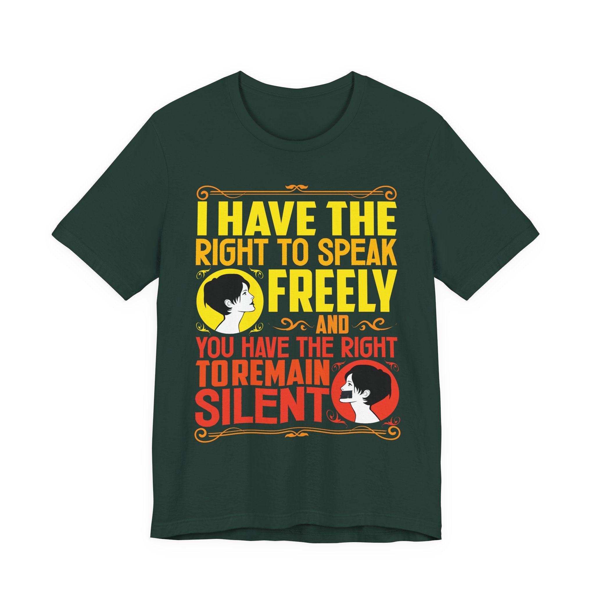 Speak Freely - Remain Silent [Adult Tee]