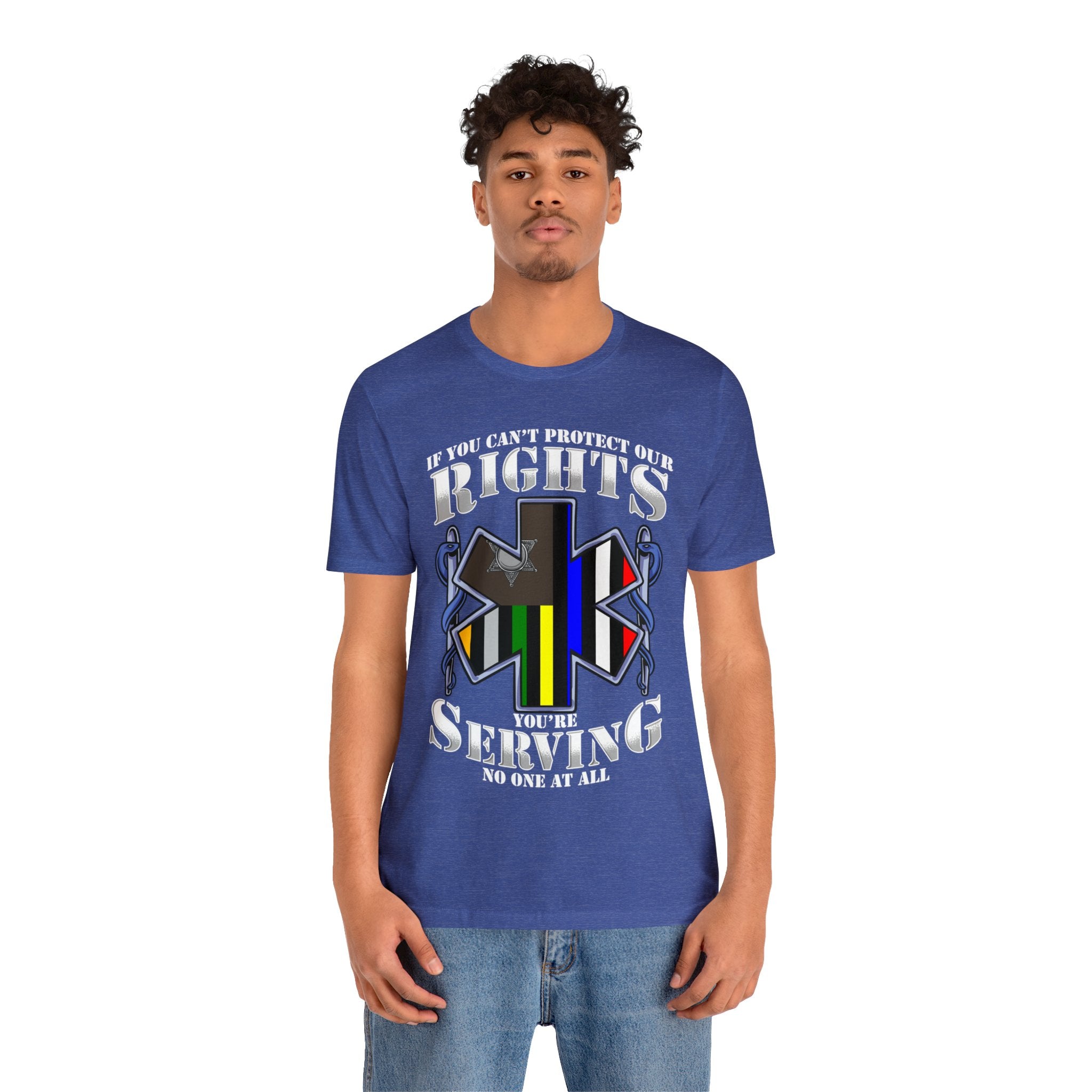 Thin EMS Line Tee - Rights/Serving