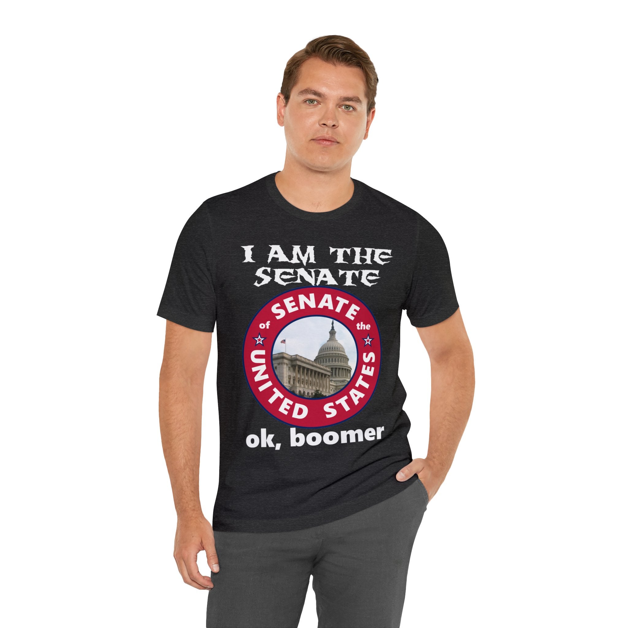 Boomer Faux Senate Seal tee