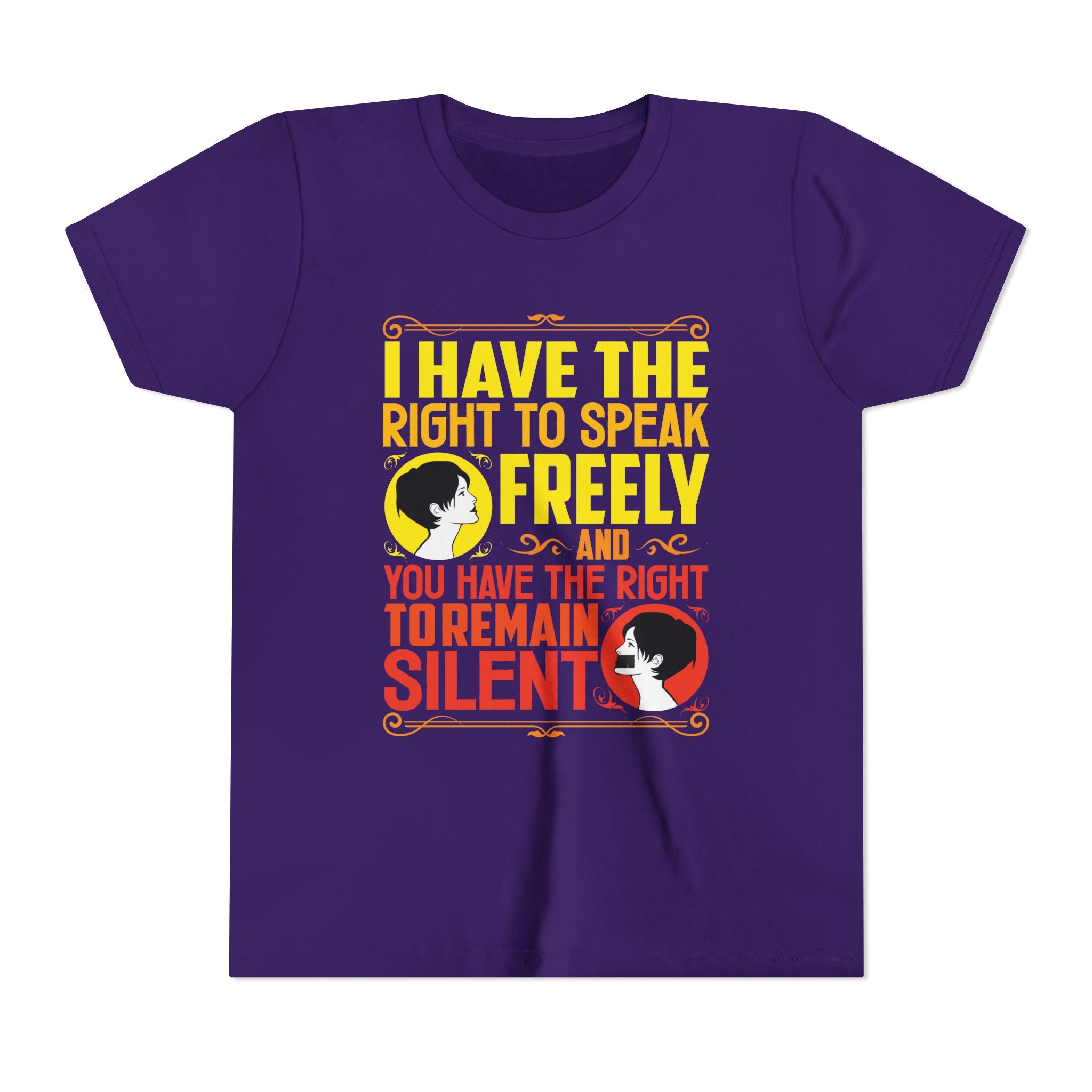 Speak Freely - Remain Silent [Youth Tee]