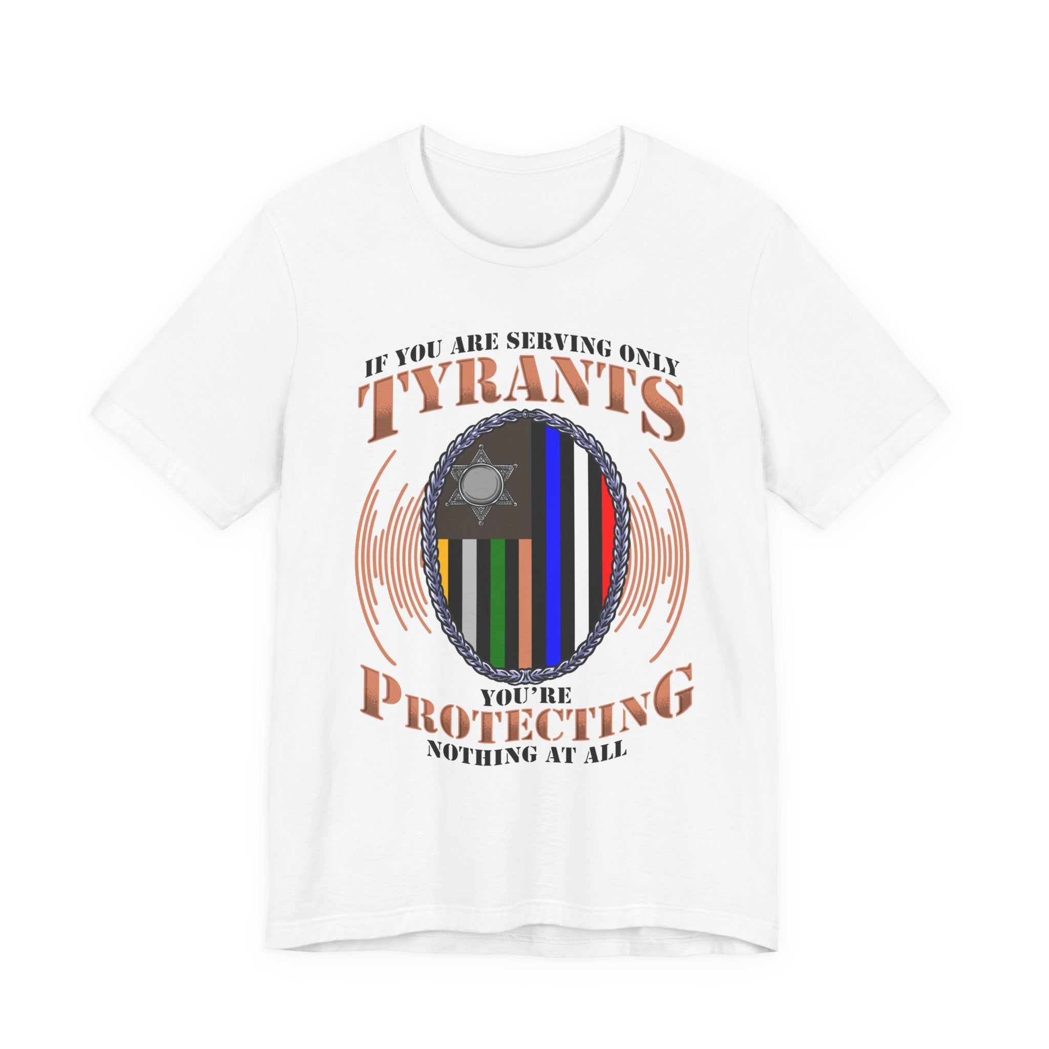 Thin Communications Line Tee - Tyrants/Protecting
