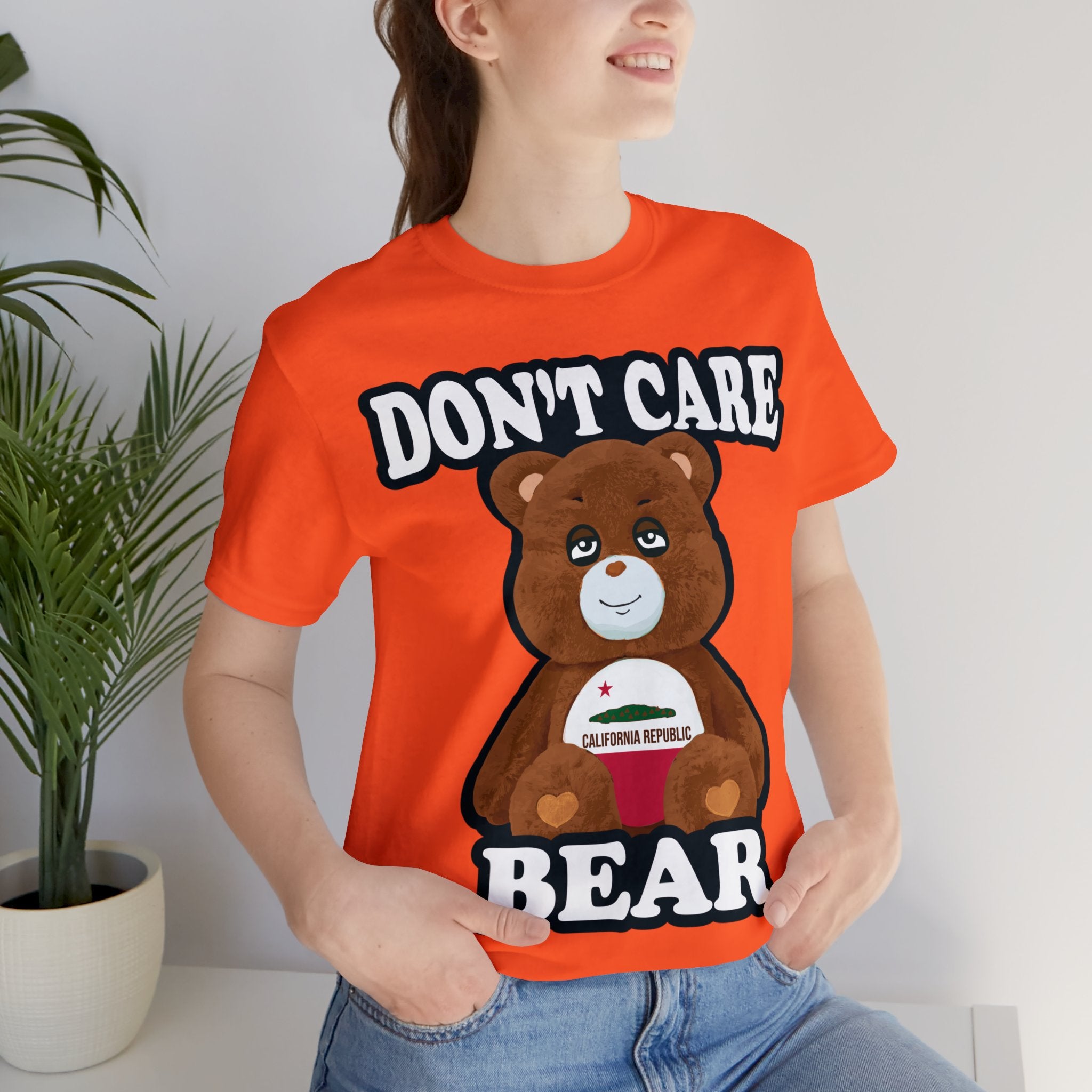 Don't Care Bear (CA) - Black Outline