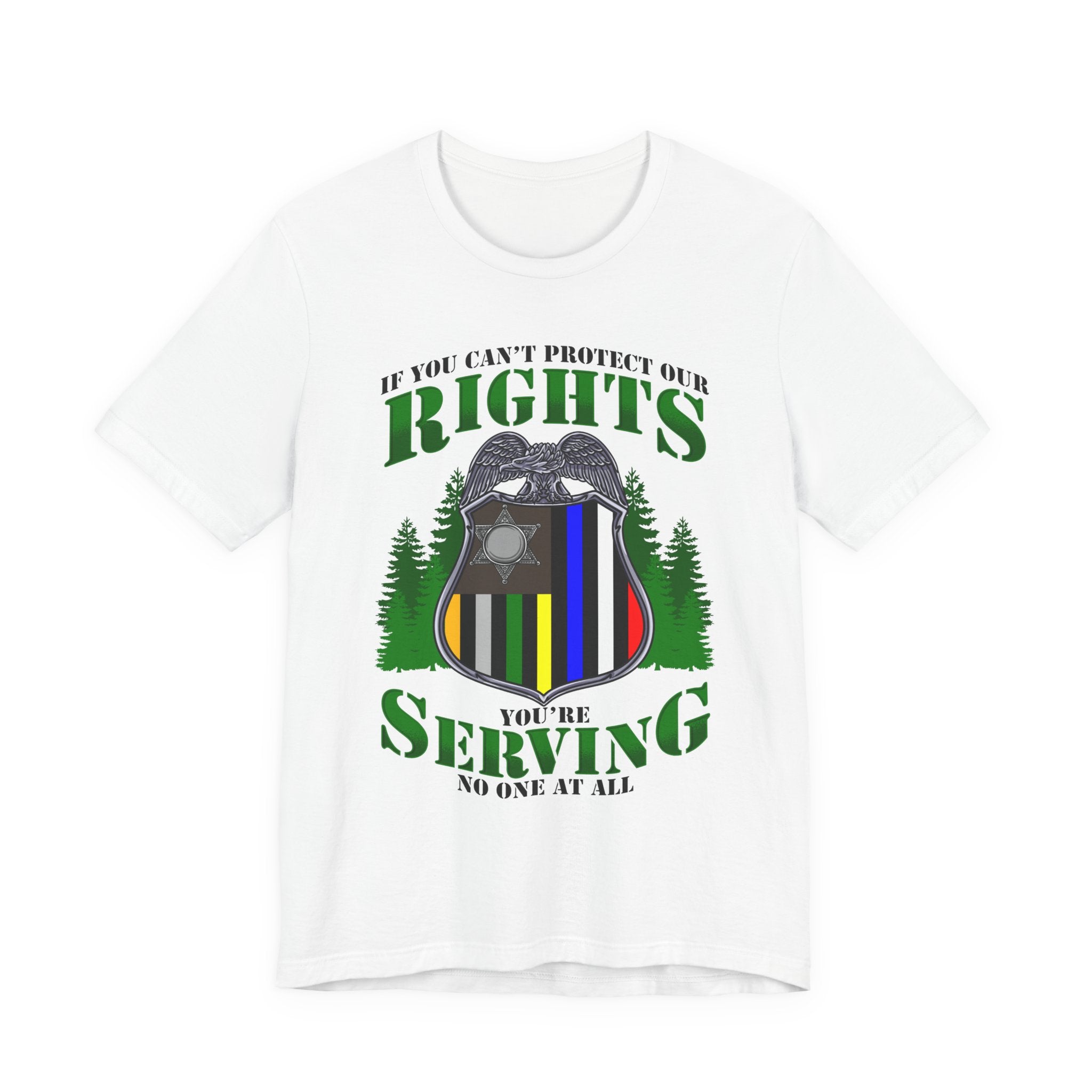Thin Federal Line Tee - Rights/Serving