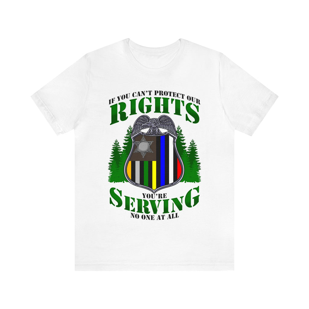 Thin Federal Line Tee - Rights/Serving