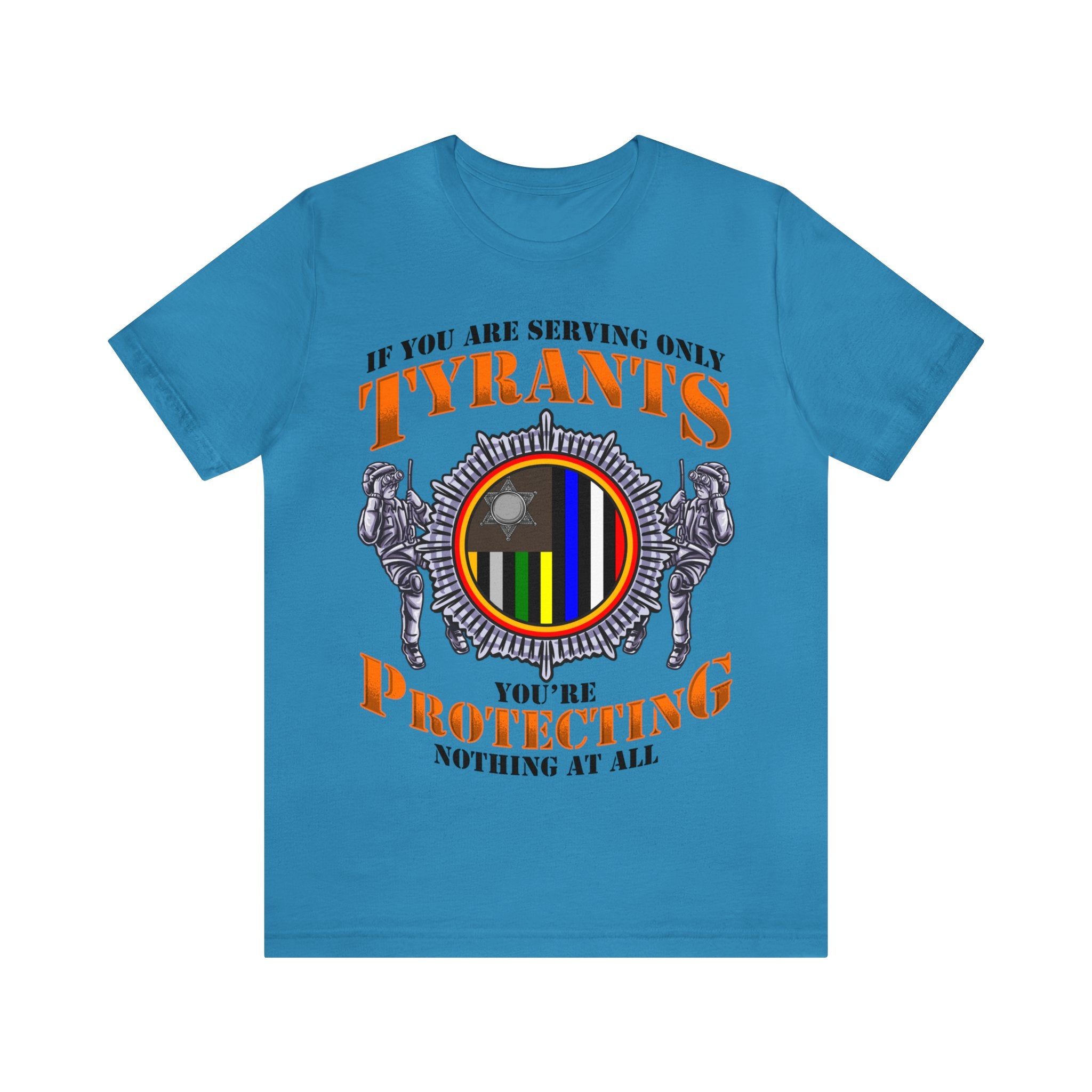 Thin Search & Rescue Line Tee - Tyrants/Protecting