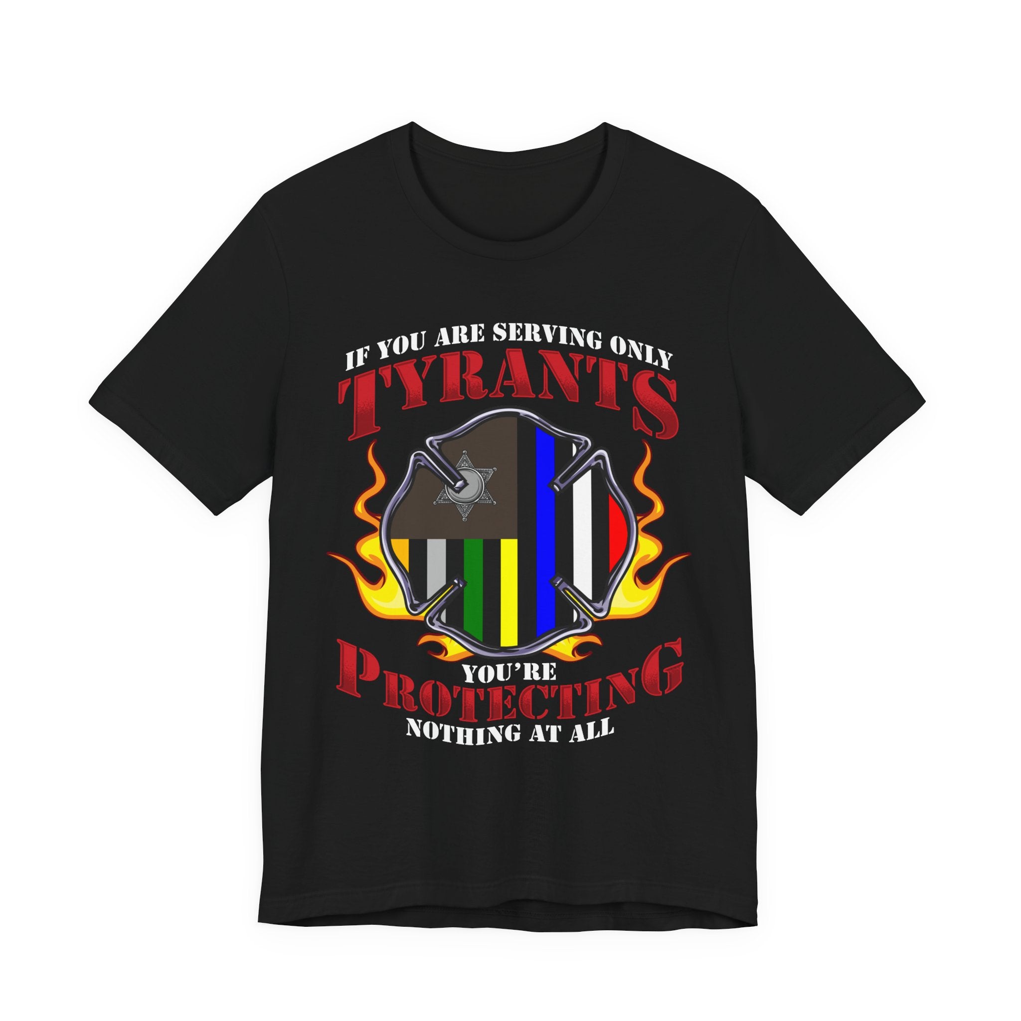 Thin Firefighter Line Tee - Tyrants/Protecting