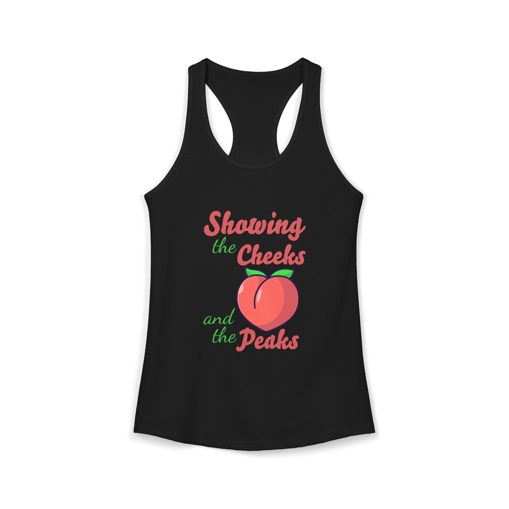 The Cheeks and The Peaks [Racerback Tank]