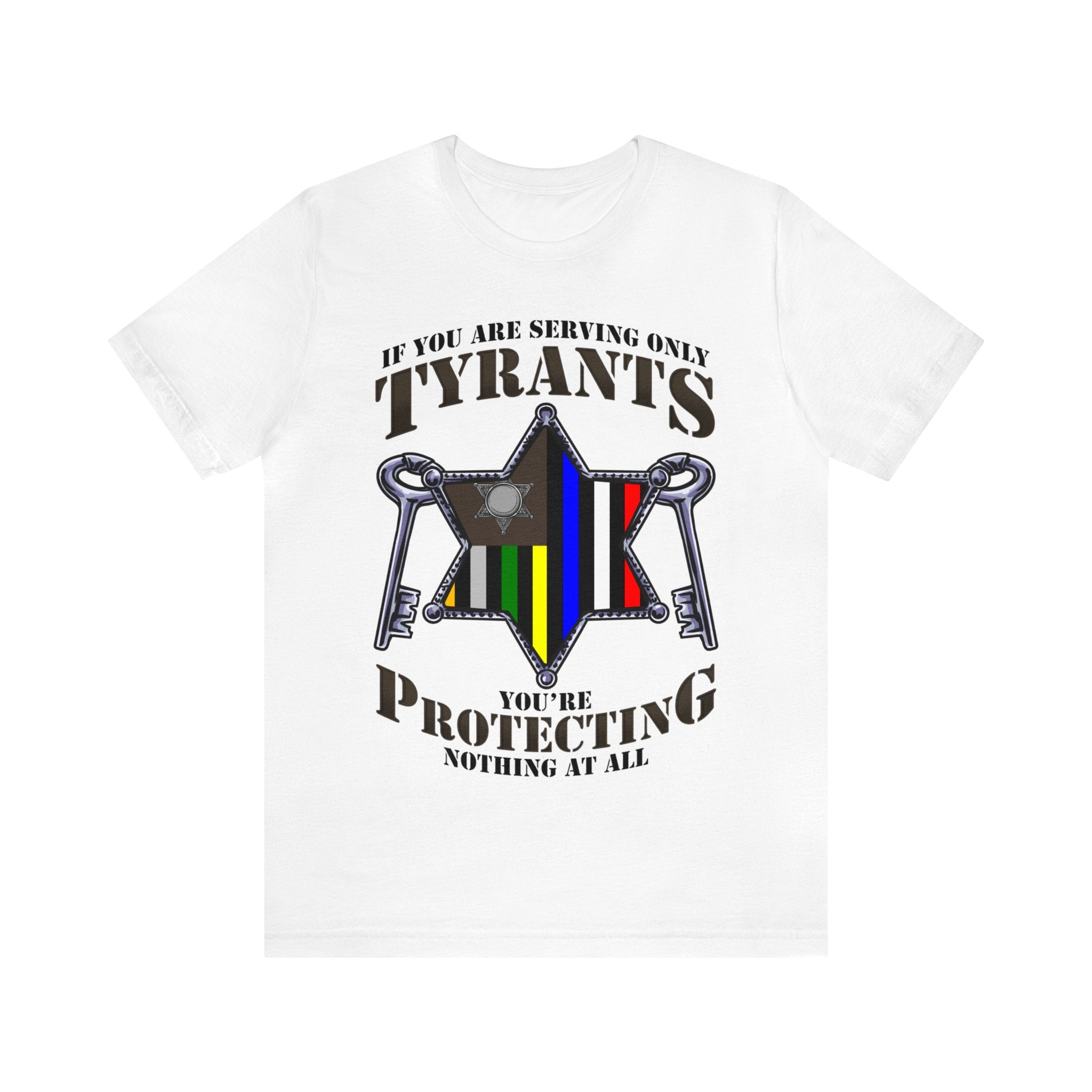 Thin Sheriff or Corrections Line Tee - Tyrants/Protecting