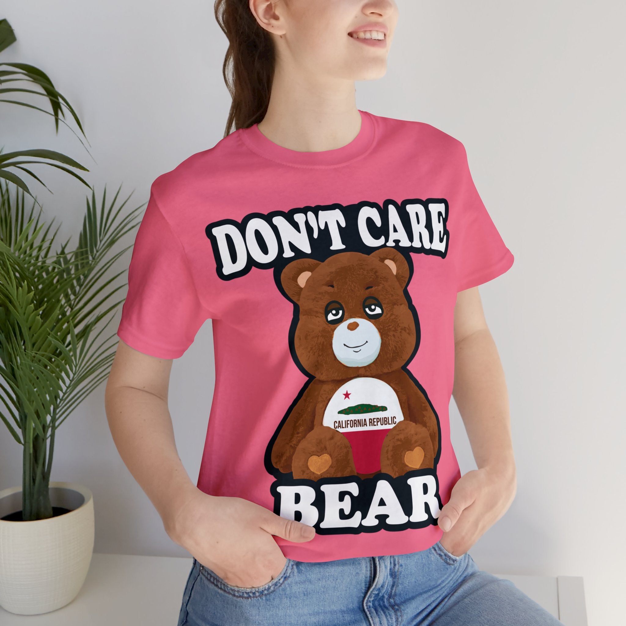 Don't Care Bear (CA) - Black Outline