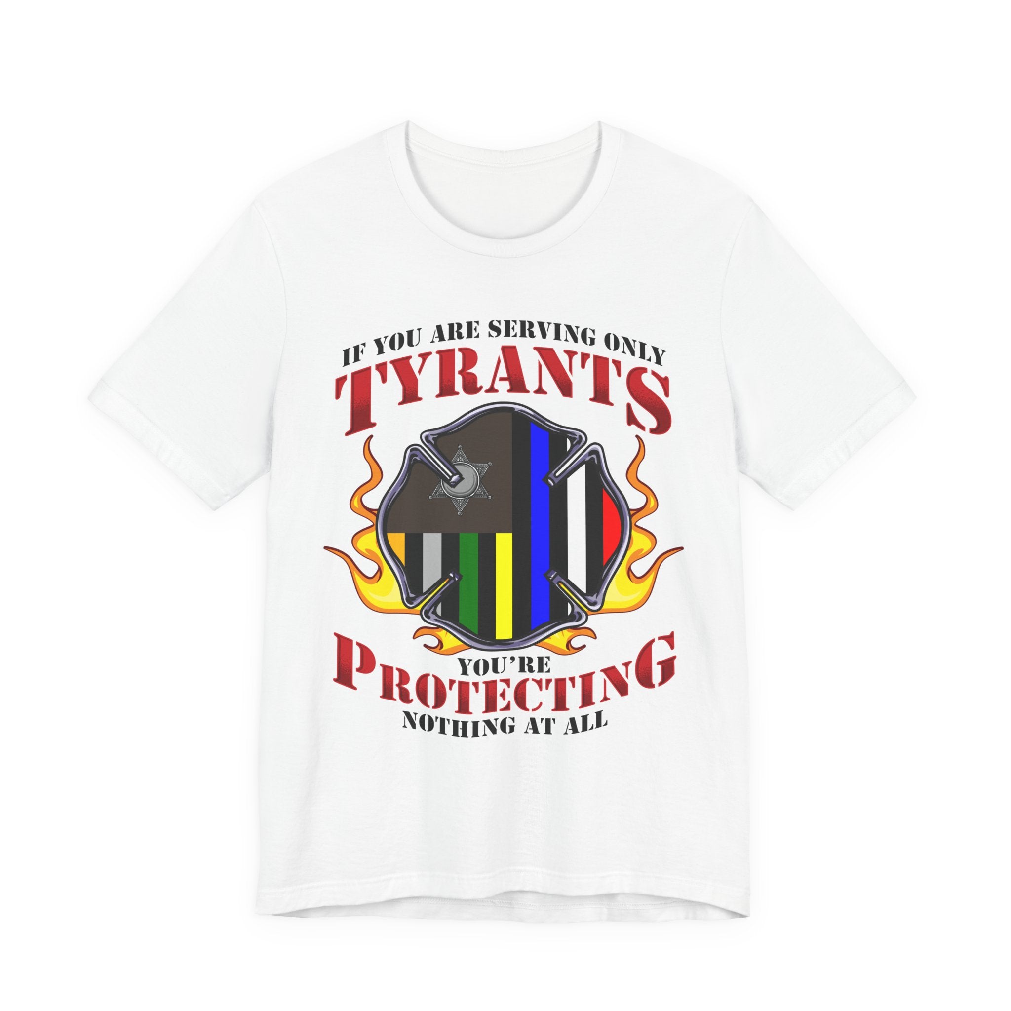Thin Firefighter Line Tee - Tyrants/Protecting