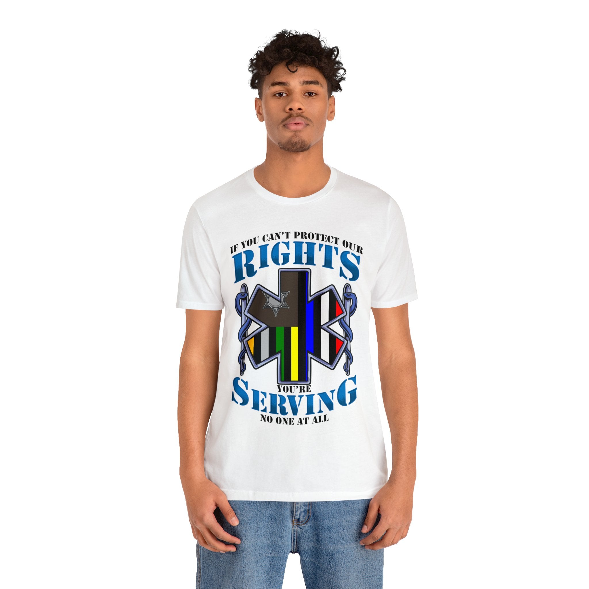 Thin EMS Line Tee - Rights/Serving