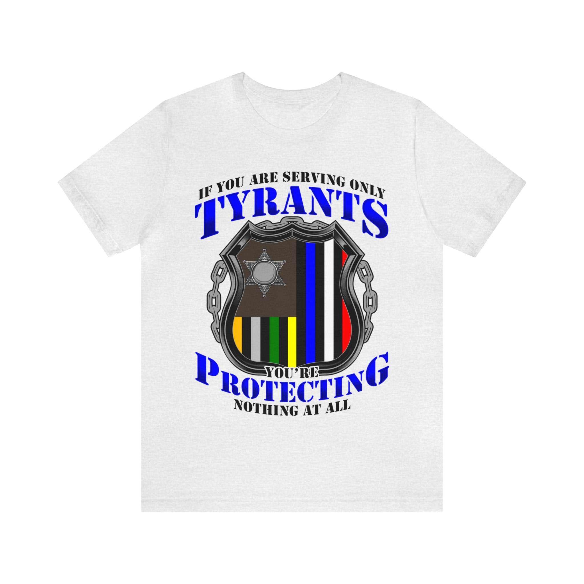 Thin Police Line Tee - Tyrants/Protecting