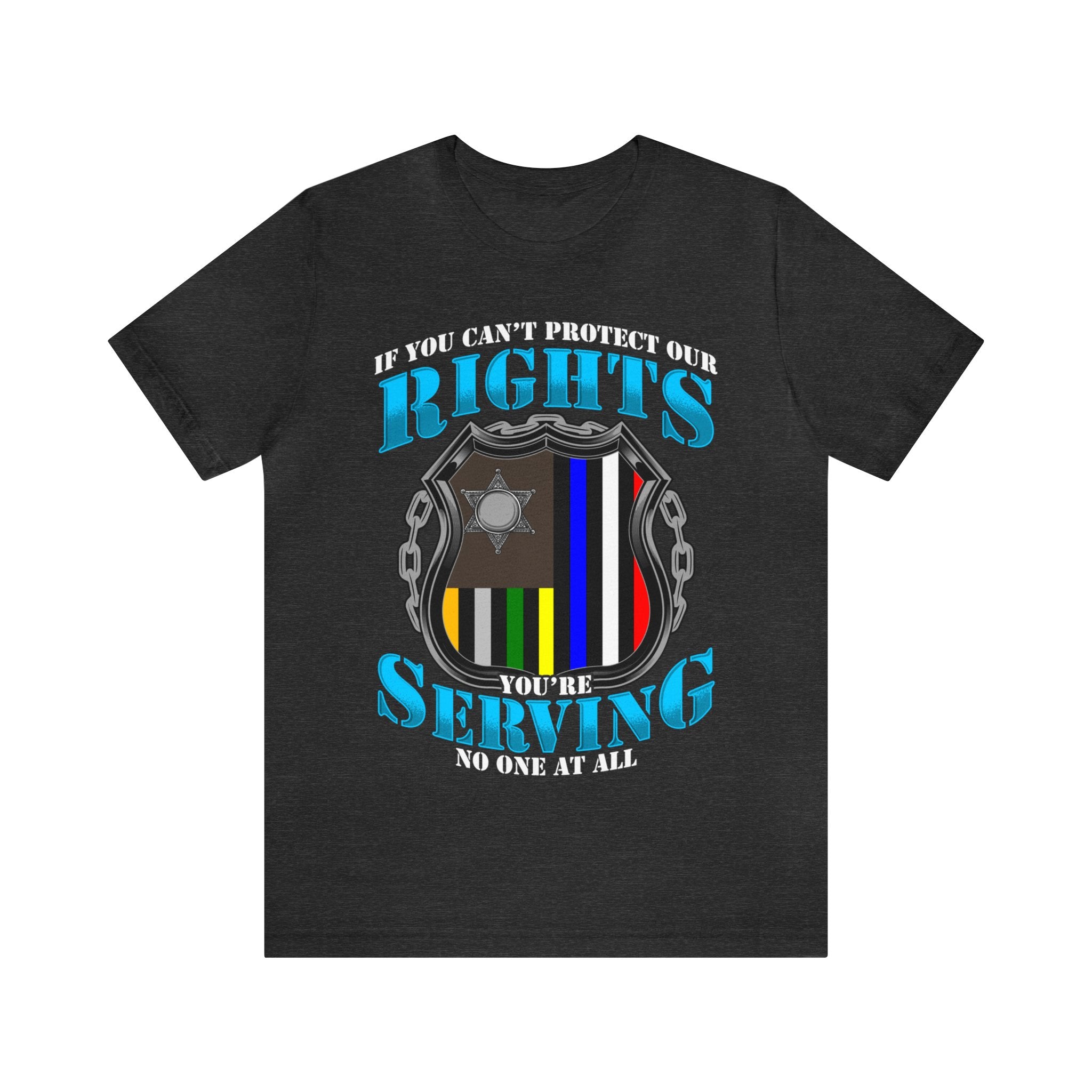 Thin Police Line Tee - Rights/Serving