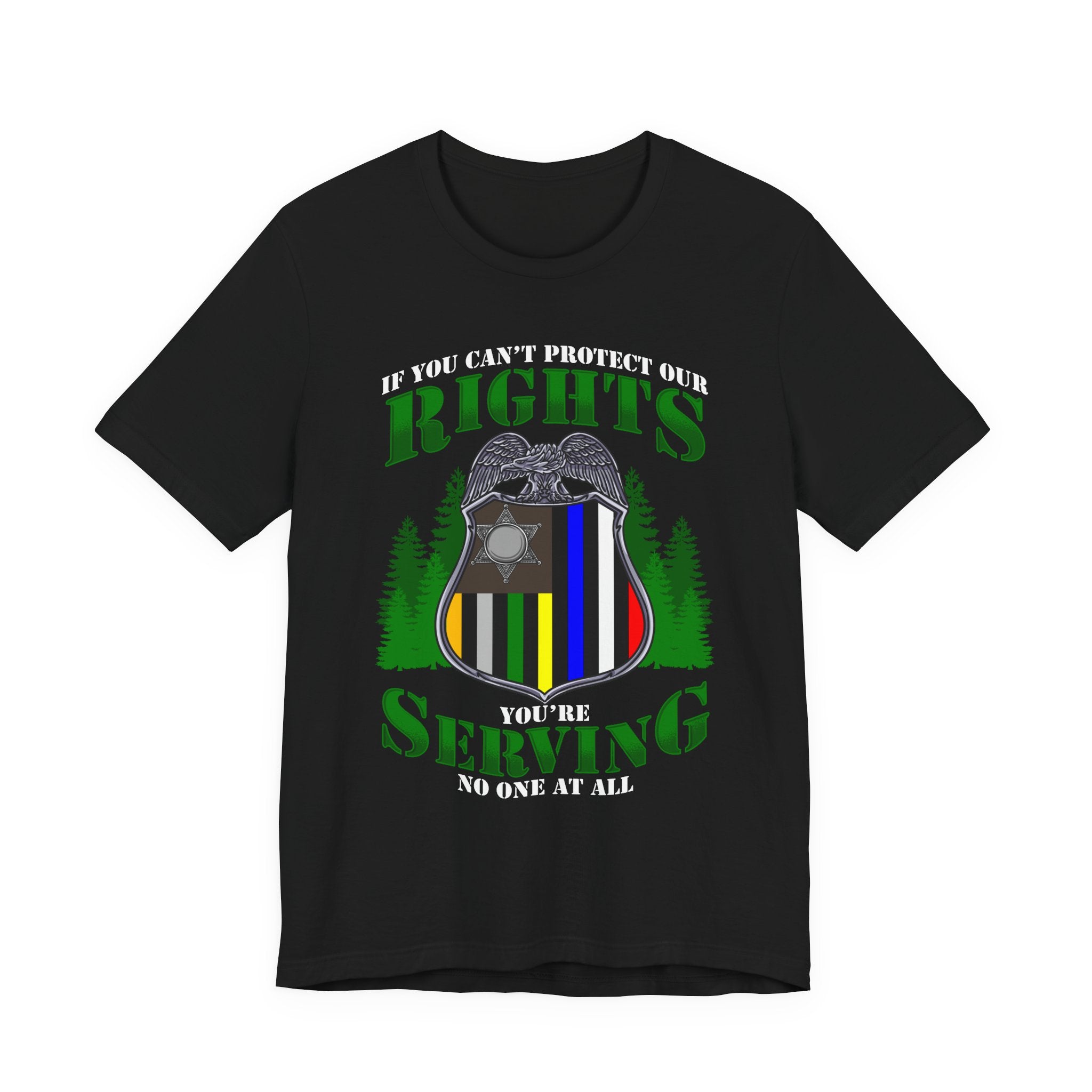 Thin Federal Line Tee - Rights/Serving