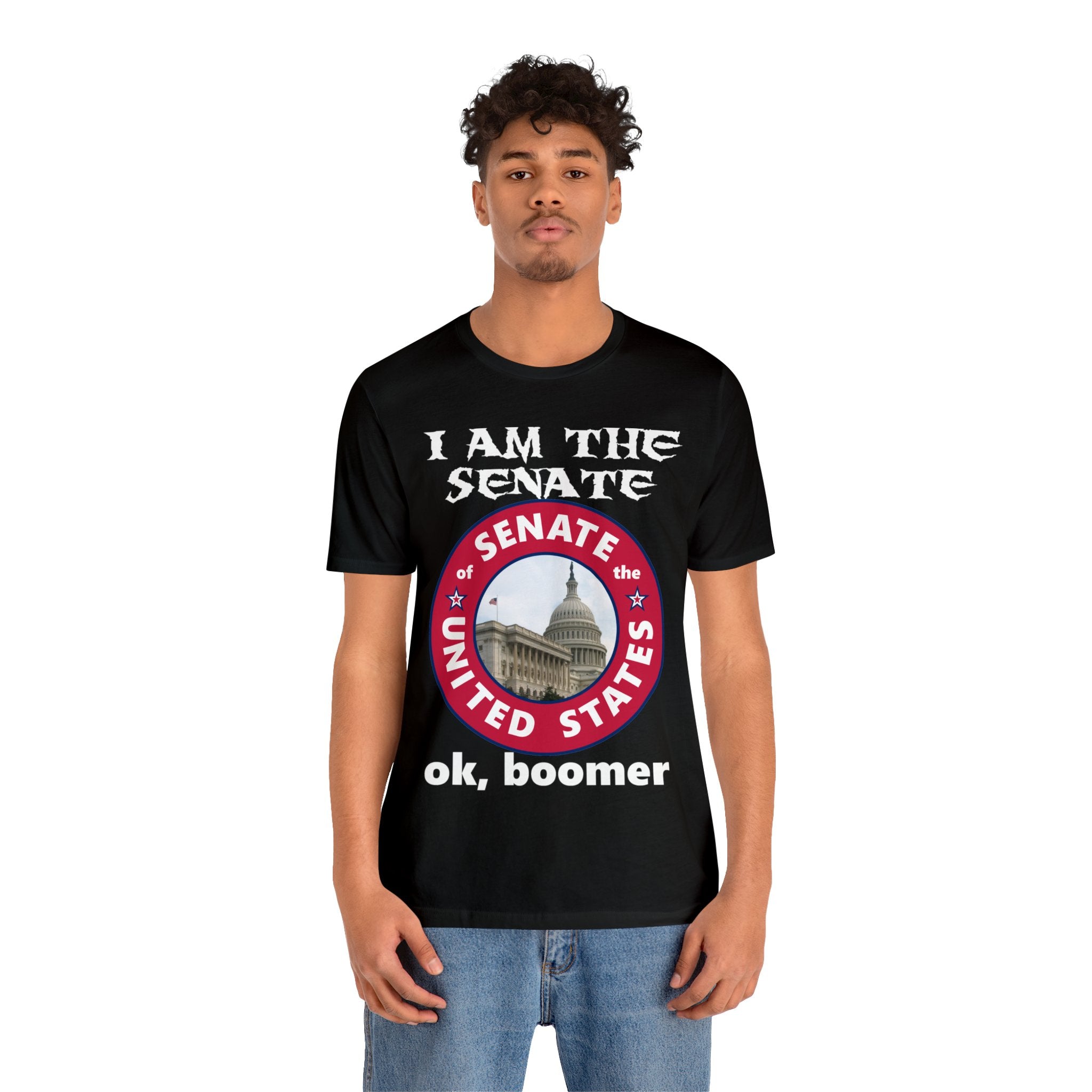 Boomer Faux Senate Seal tee