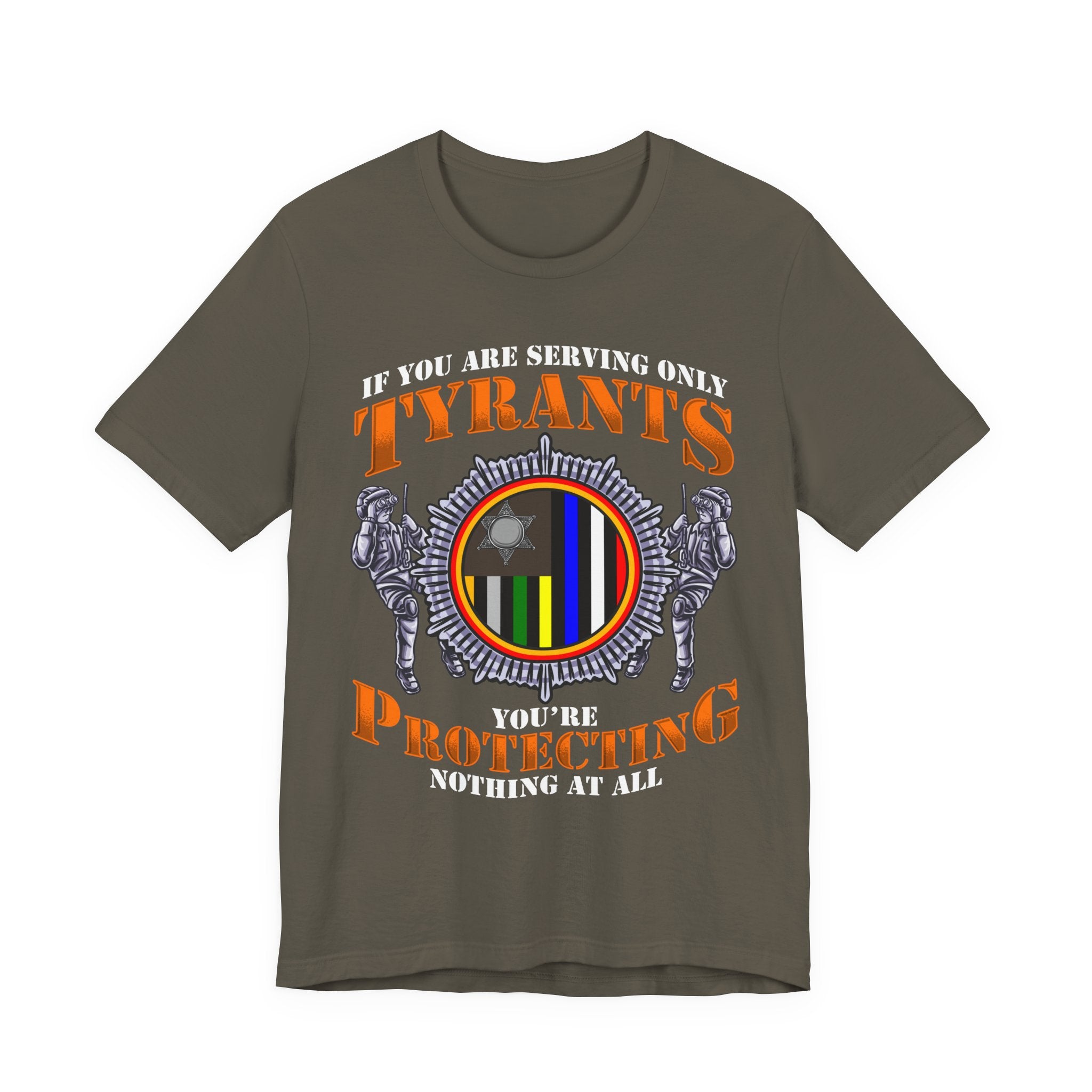 Thin Search & Rescue Line Tee - Tyrants/Protecting