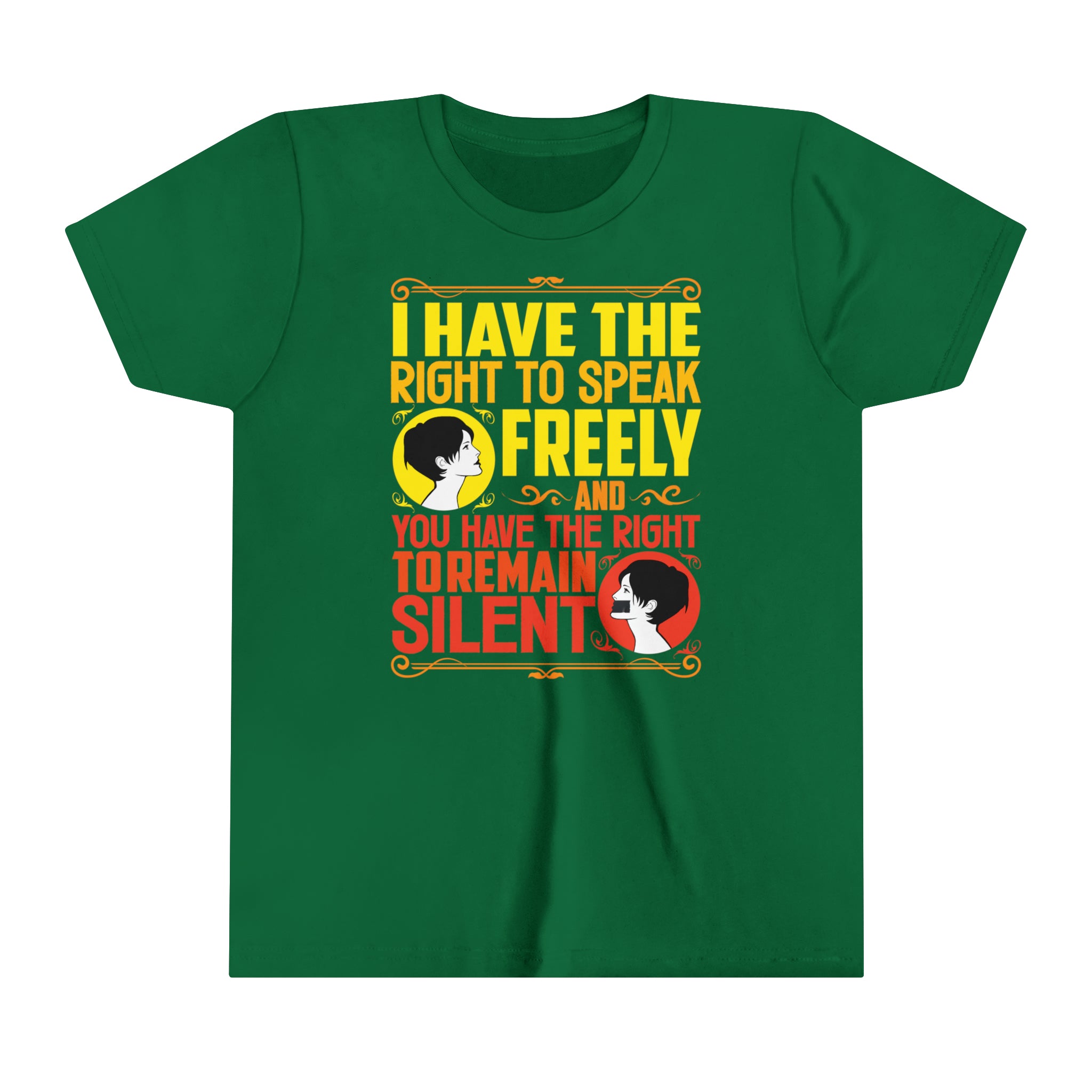Speak Freely - Remain Silent [Youth Tee]