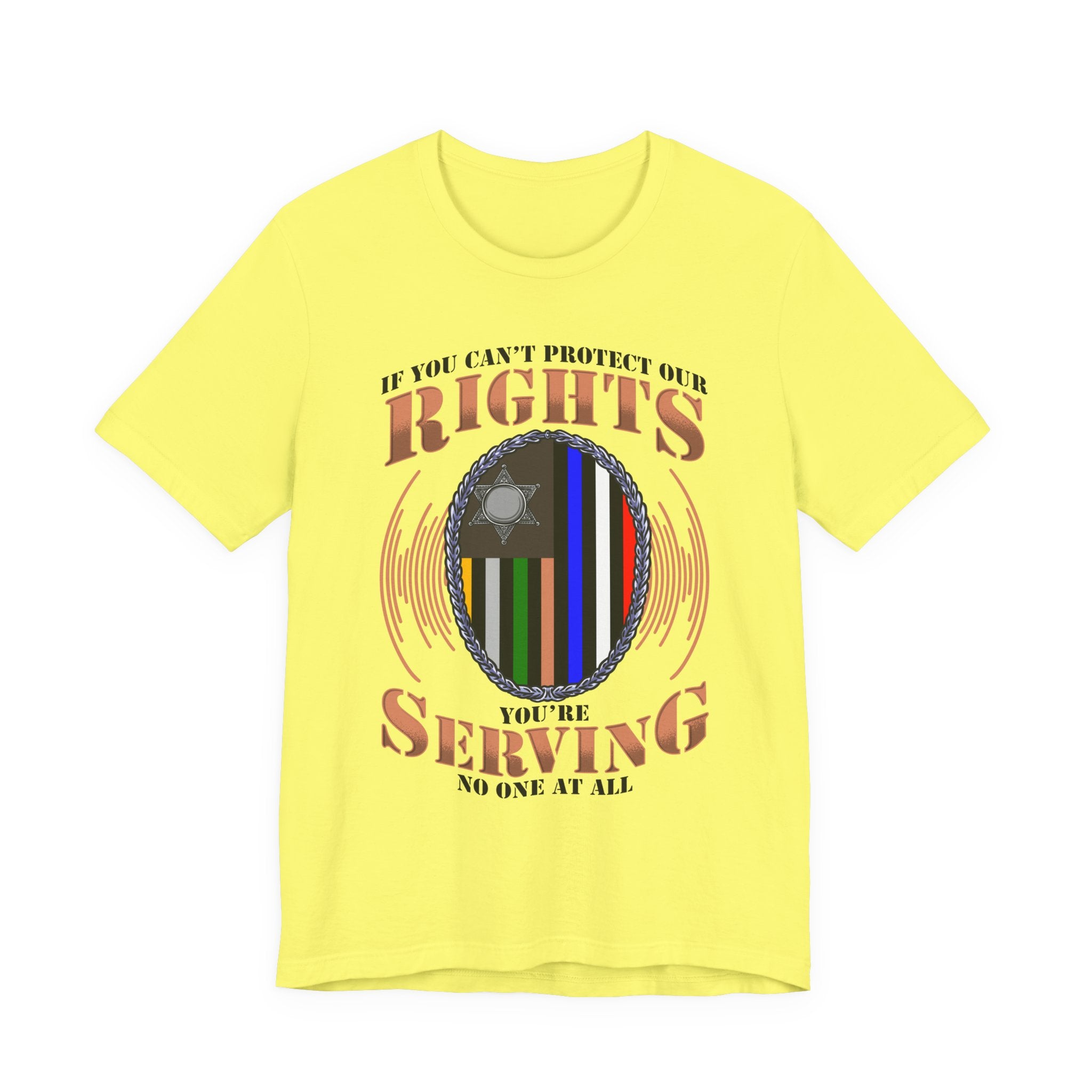 Thin Communications Line Tee - Rights/Serving