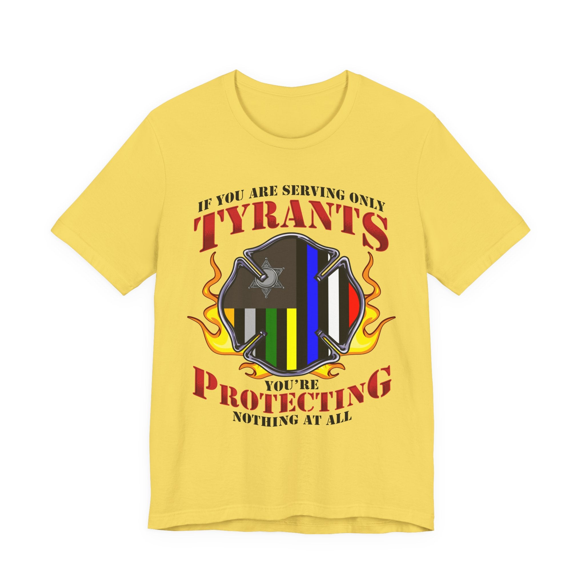 Thin Firefighter Line Tee - Tyrants/Protecting