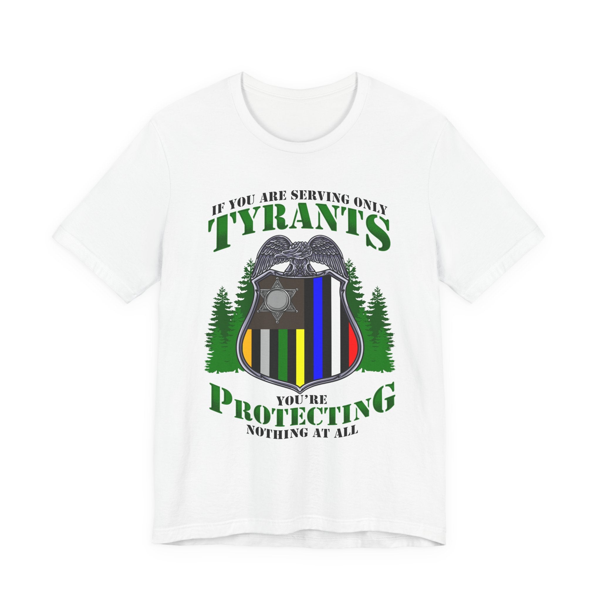 Thin Federal Line Tee - Tyrants/Protecting