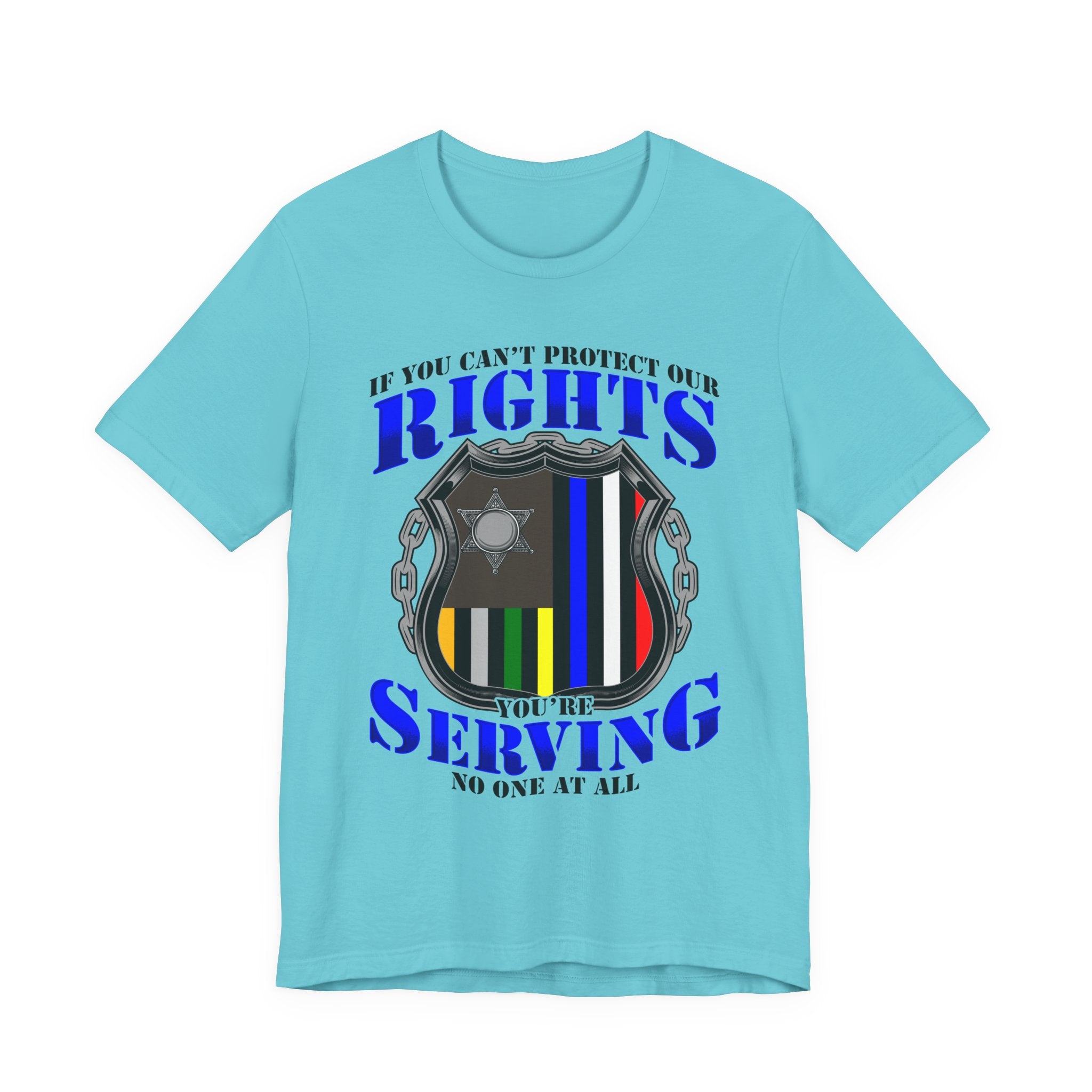 Thin Police Line Tee - Rights/Serving