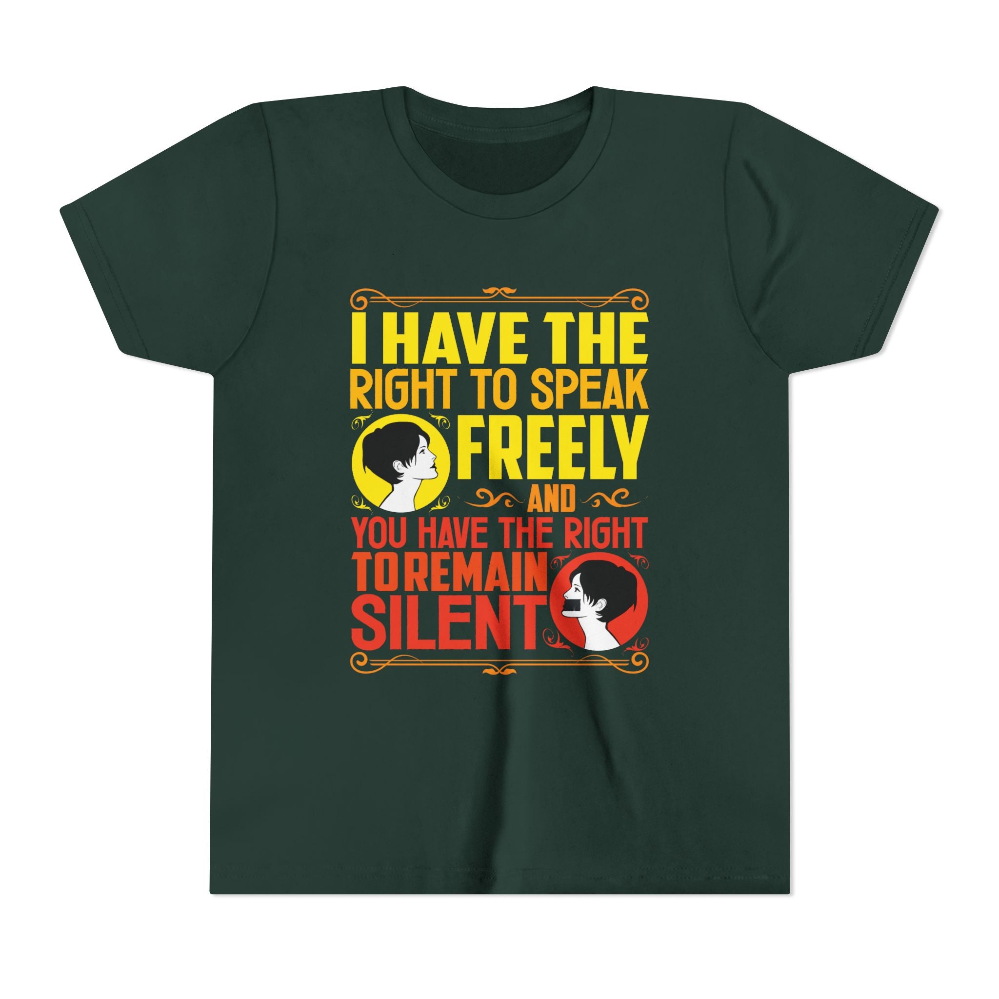 Speak Freely - Remain Silent [Youth Tee]