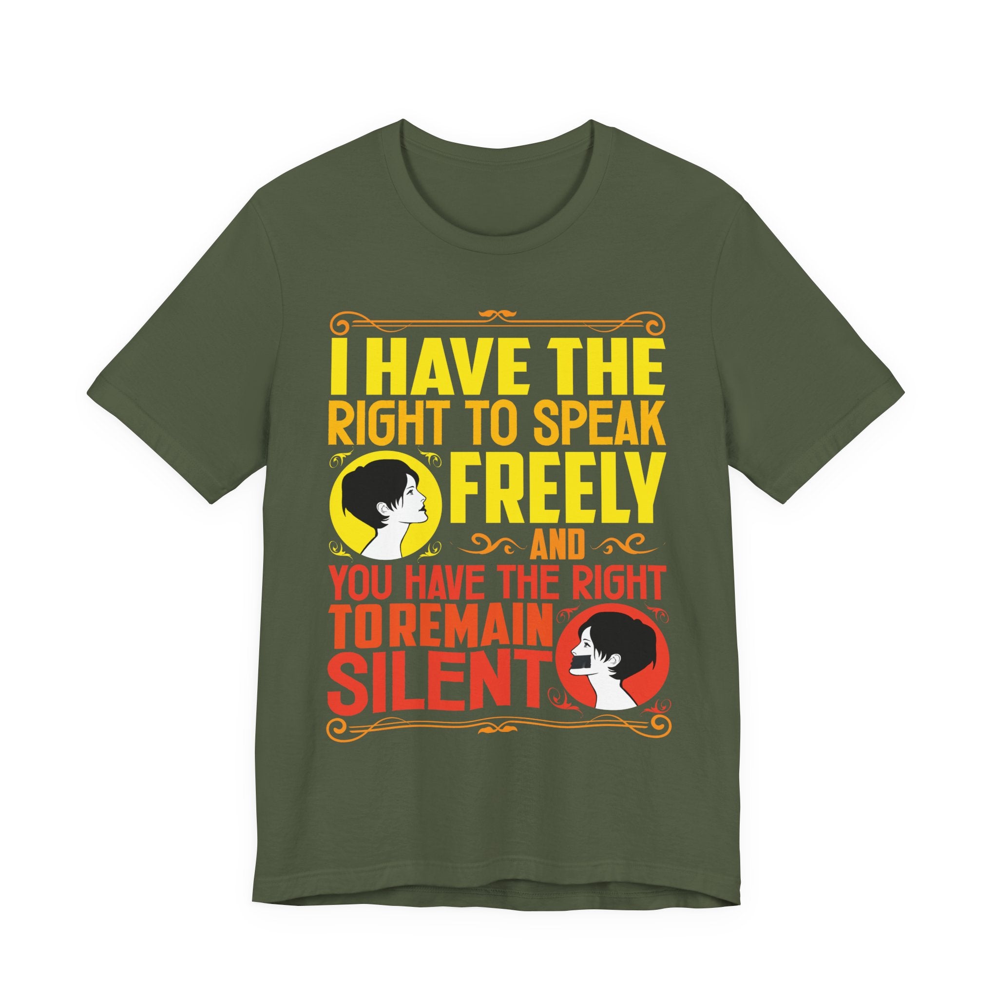Speak Freely - Remain Silent [Adult Tee]