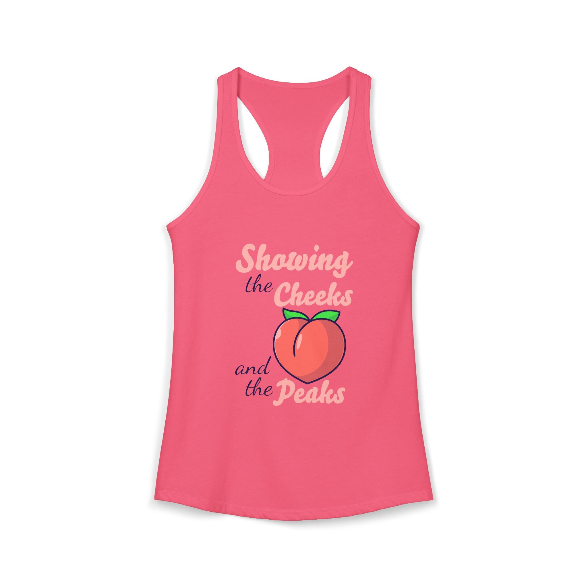The Cheeks and The Peaks [Racerback Tank]
