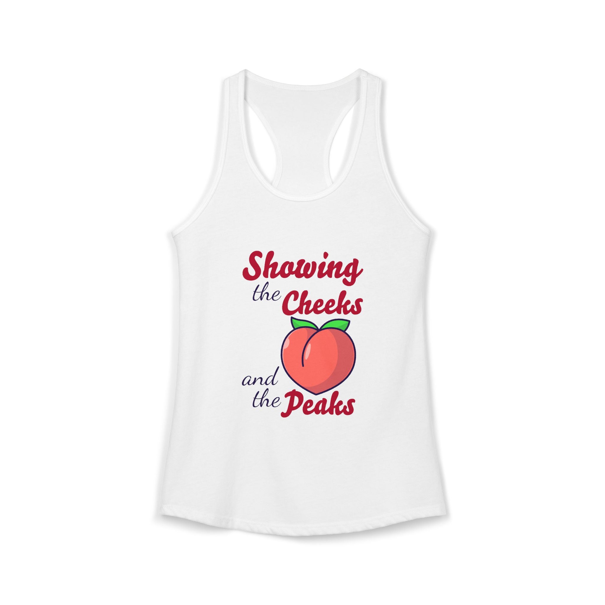 The Cheeks and The Peaks [Racerback Tank]
